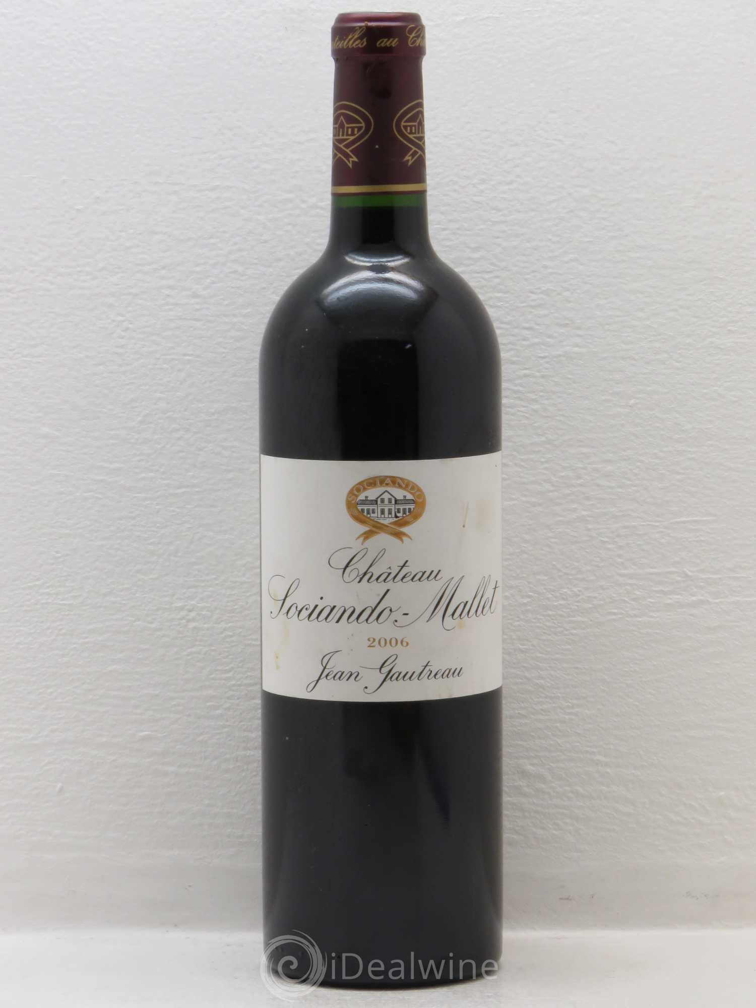 Château Sociando Mallet 2006 - Lot de 1 bouteille - 0
