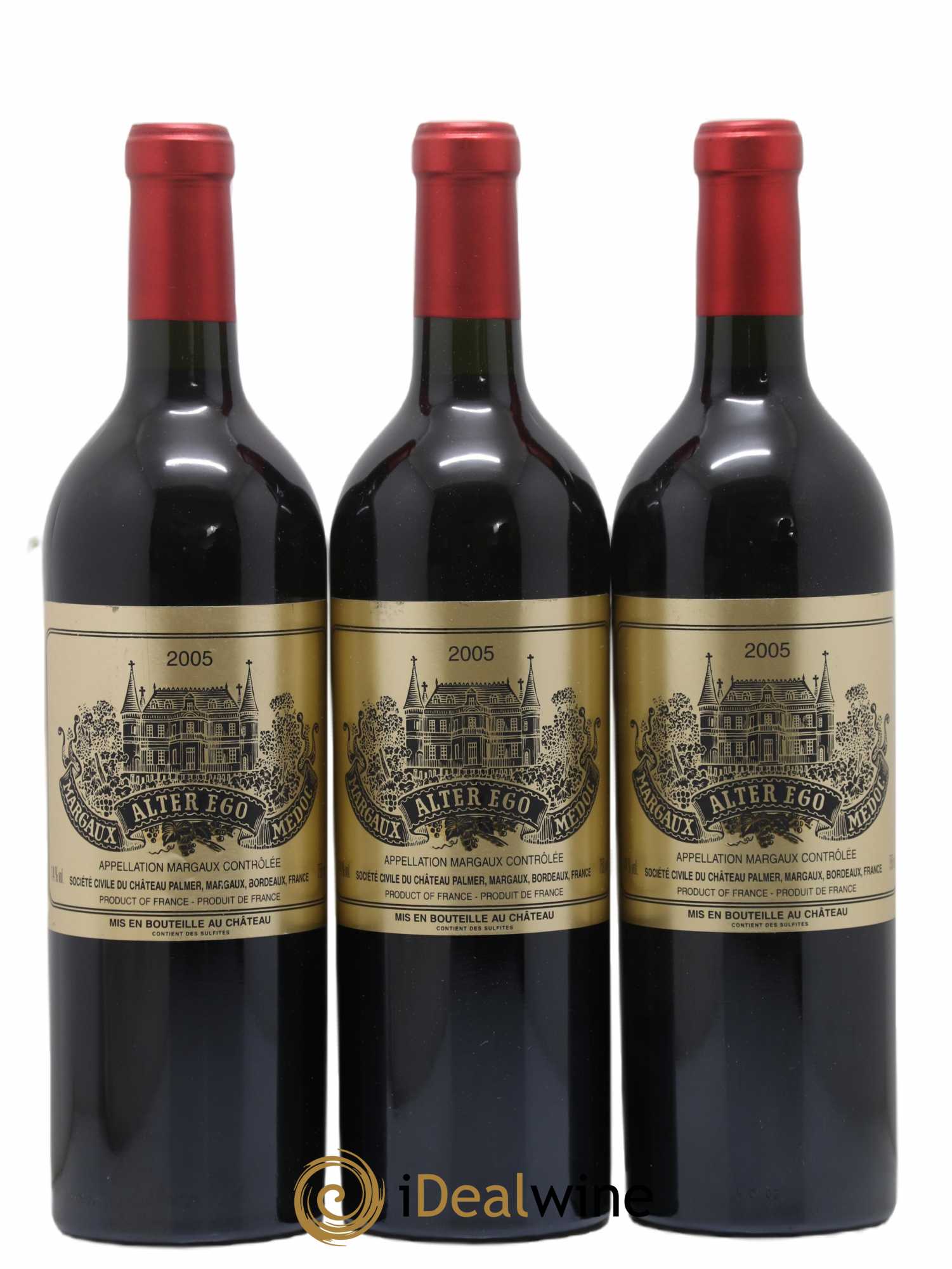 Alter Ego de Palmer Second Vin 2005 - Lot de 3 bouteilles - 0