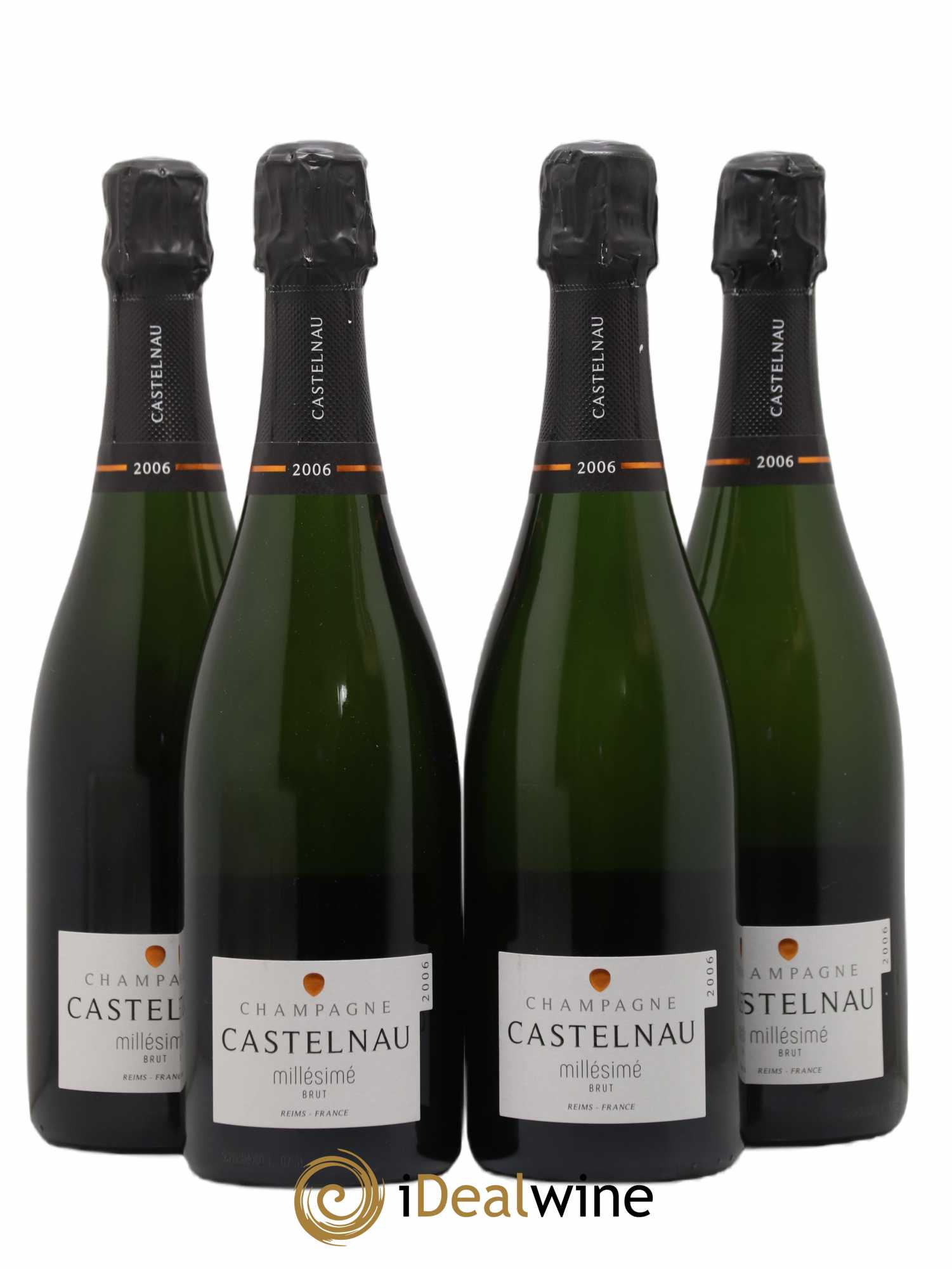 Champagne Brut Millésimé Castelnau 2006 - Posten von 4 Flaschen - 0