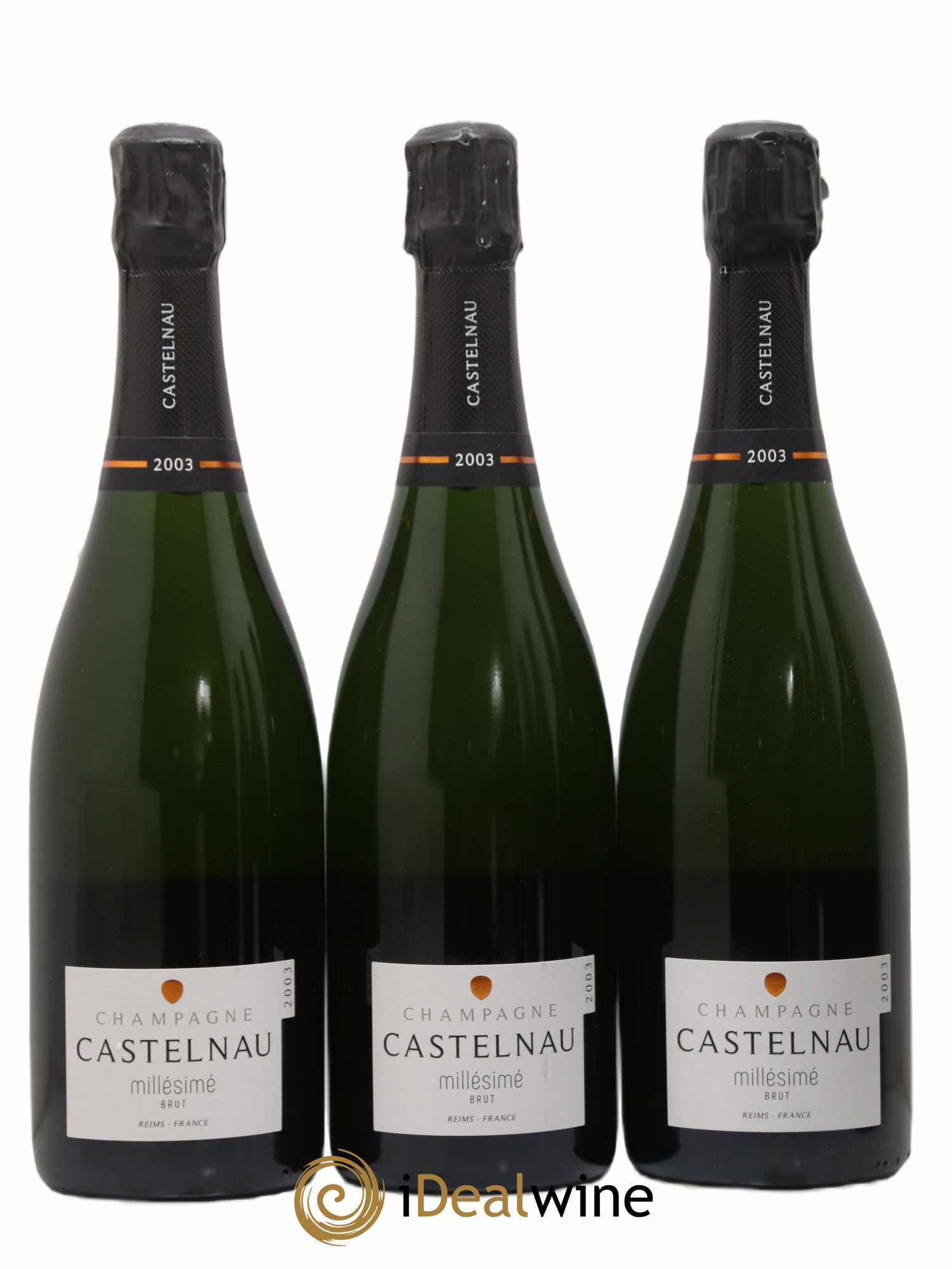 Champagne Brut Millésimé Castelnau 2003 - Posten von 6 Flaschen - 1