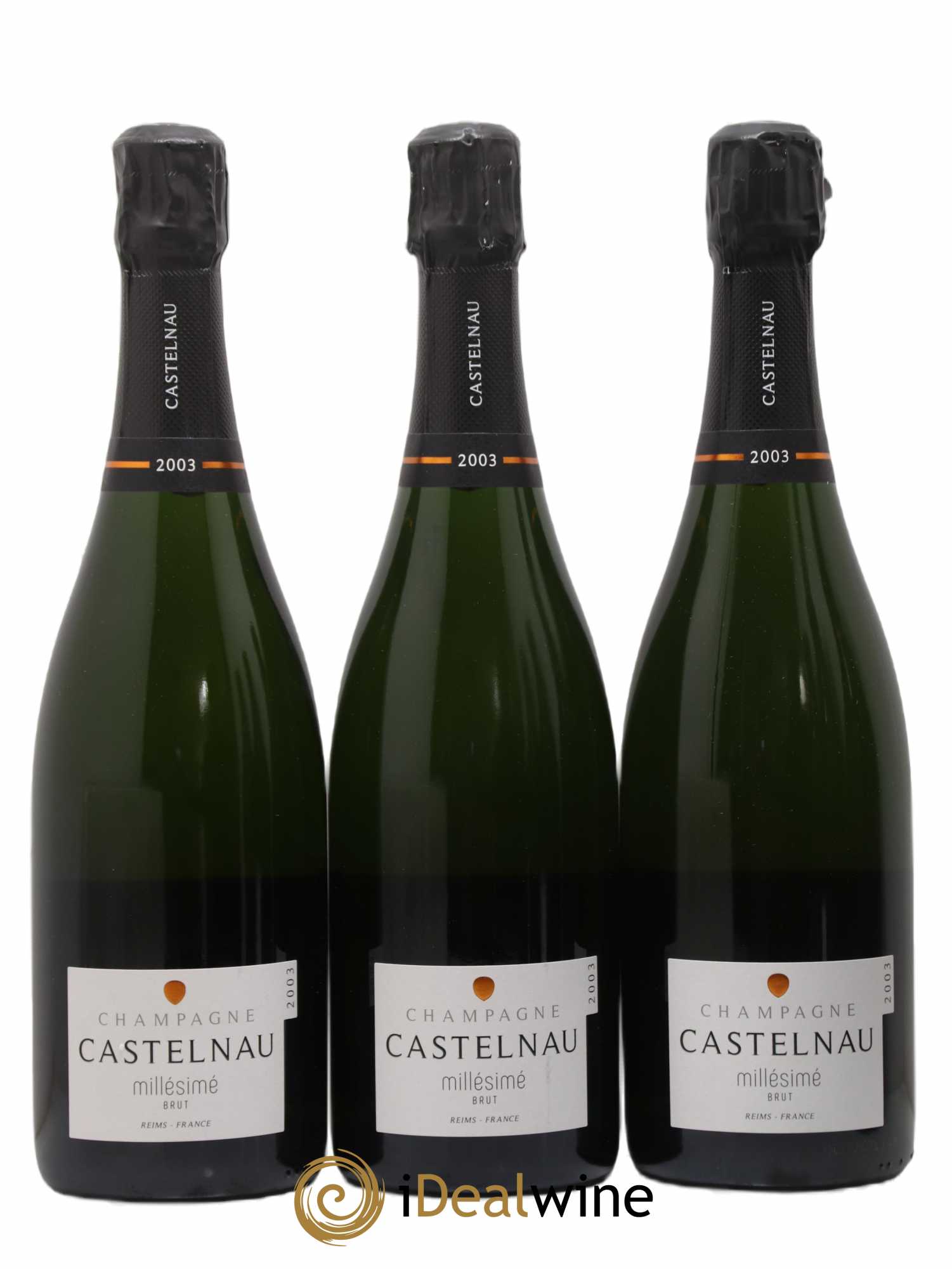 Champagne Brut Millésimé Castelnau 2003 - Posten von 6 Flaschen - 2