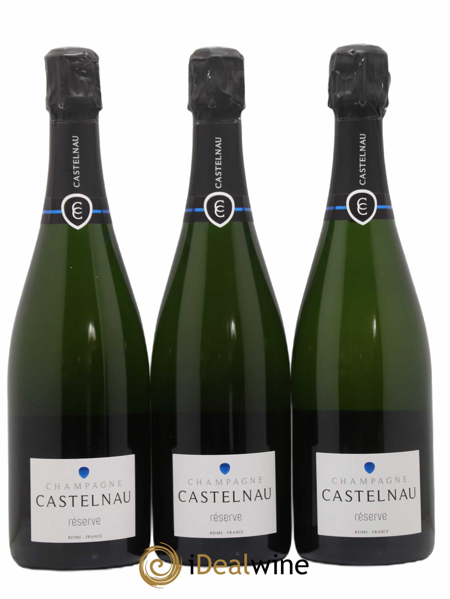 Champagne Brut Reserve Castelnau - Lot de 3 bouteilles - 0