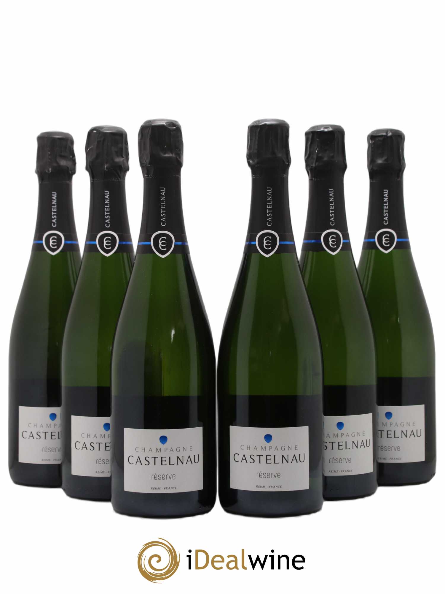 Champagne Brut Reserve Castelnau - Lot de 6 bouteilles - 0