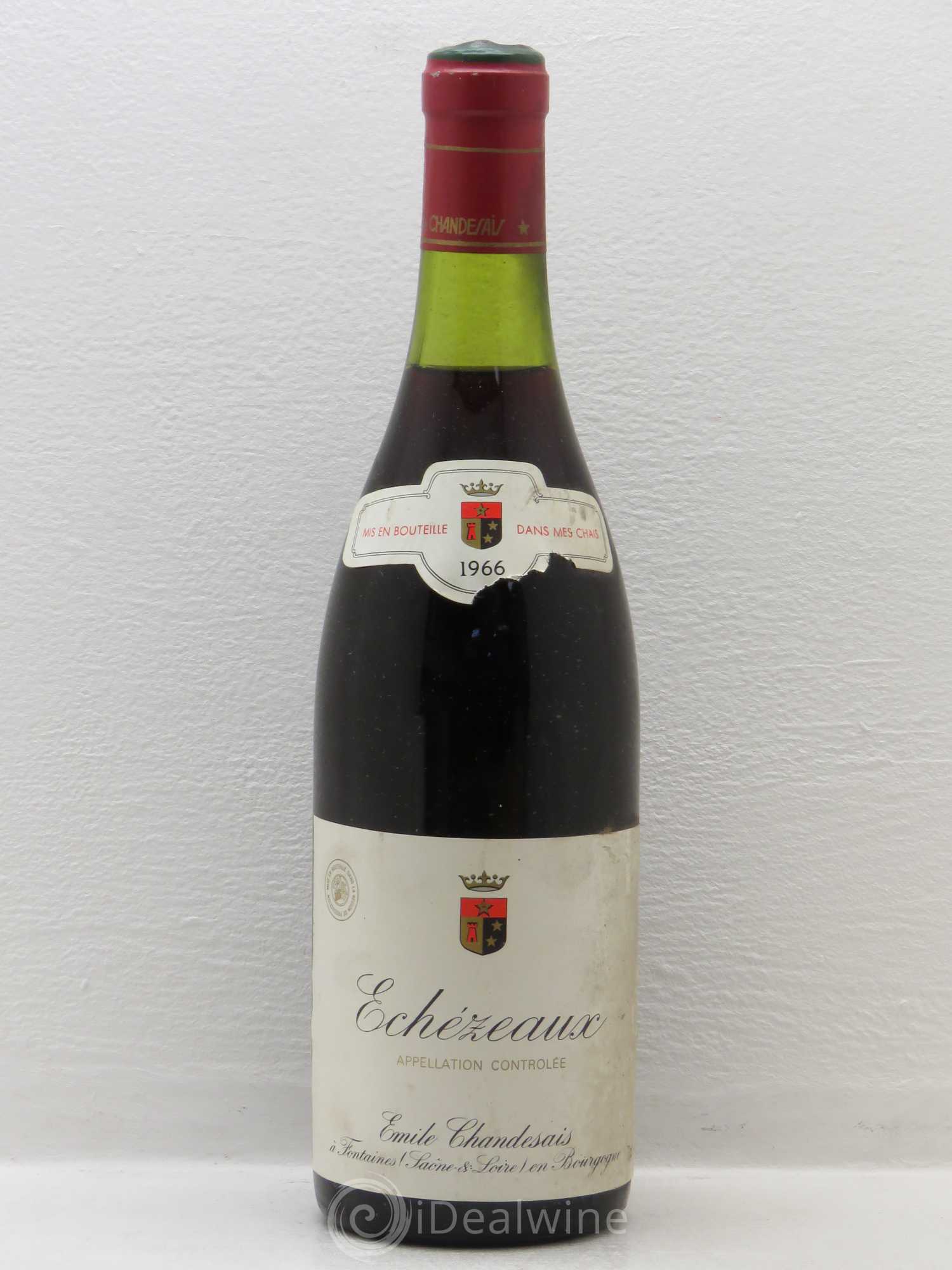 Echezeaux Grand Cru Chandesais 1966 - Lot de 1 bouteille - 0