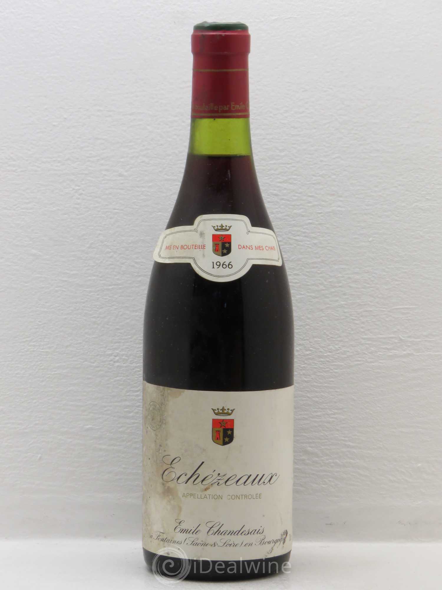 Echezeaux Grand Cru Chandesais 1966 - Lot de 1 bouteille - 0
