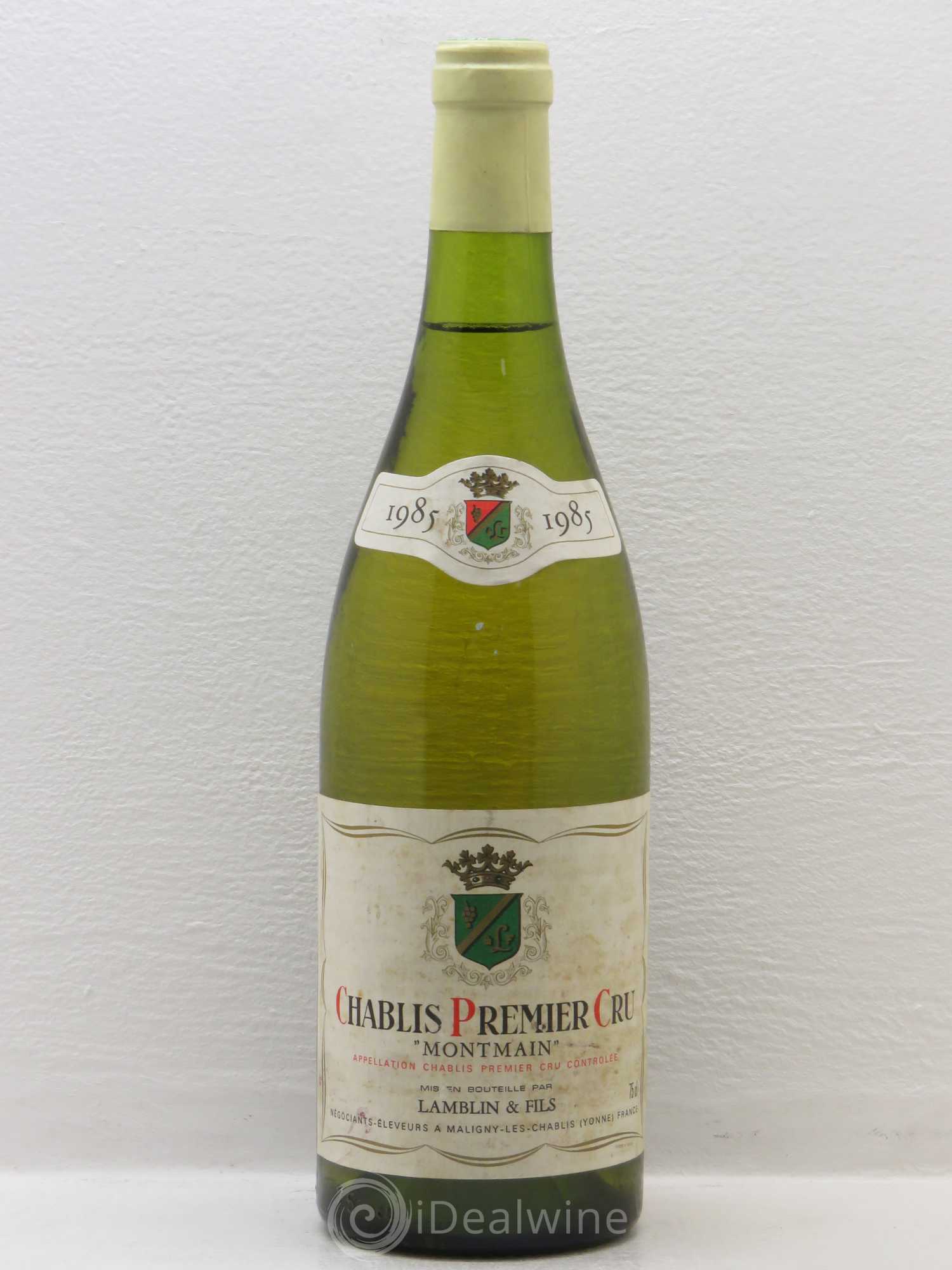 Chablis 1er Cru Montmains Lamblin 1985 - Posten von 1 Flasche - 0