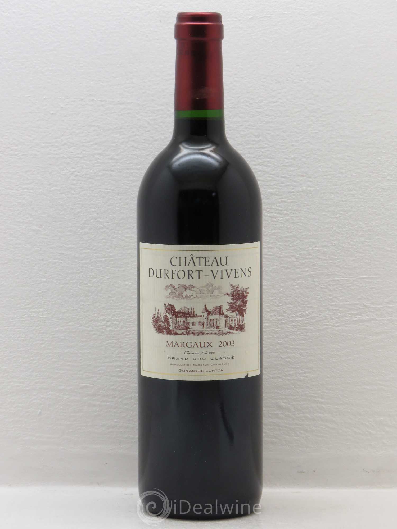 Château Durfort Vivens 2ème Grand Cru Classé 2003 - Lot de 1 bouteille - 0