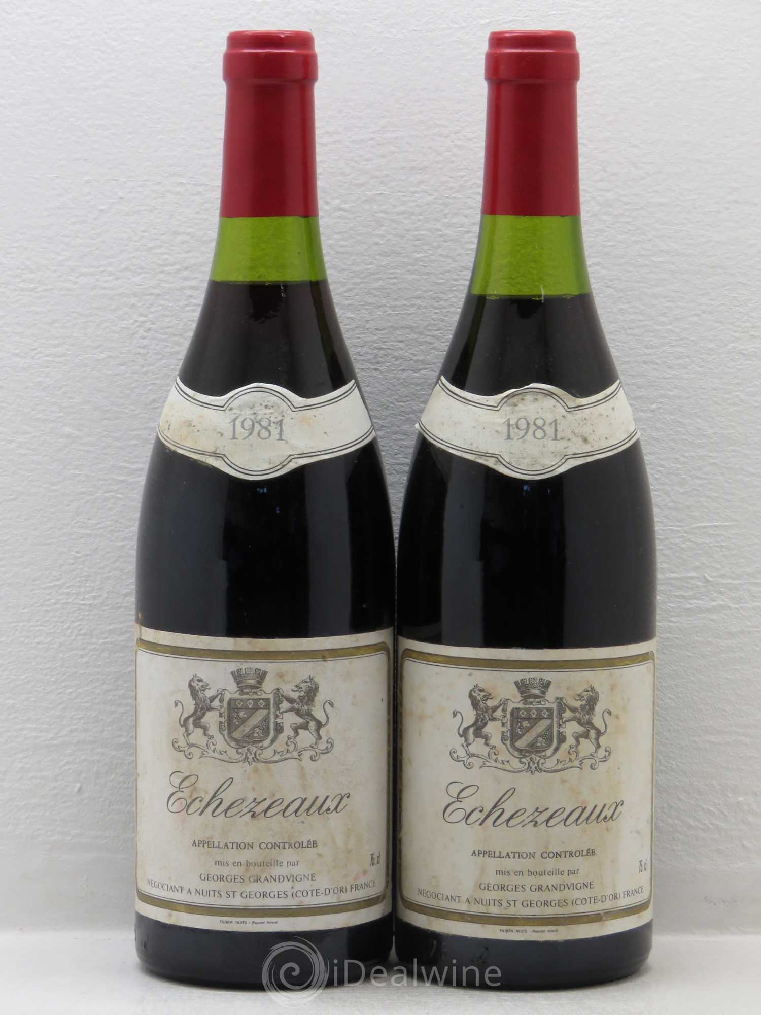 Echezeaux Grand Cru Georges Grandvigne 1981 - Posten von 2 Flaschen - 0
