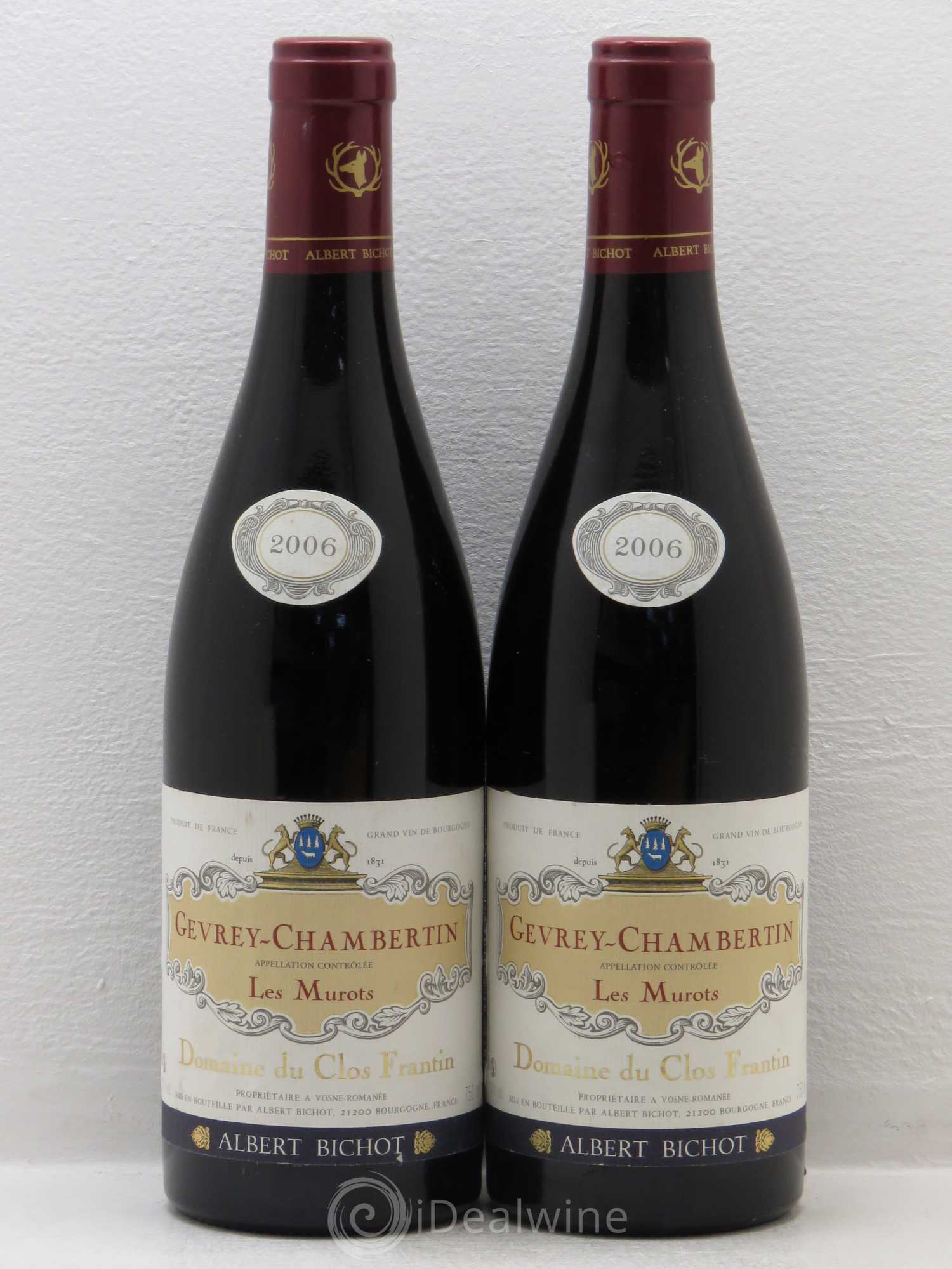 Gevrey-Chambertin Albert Bichot Domaine Du Clos Frantin Les Murots 2006 - Posten von 2 Flaschen - 0