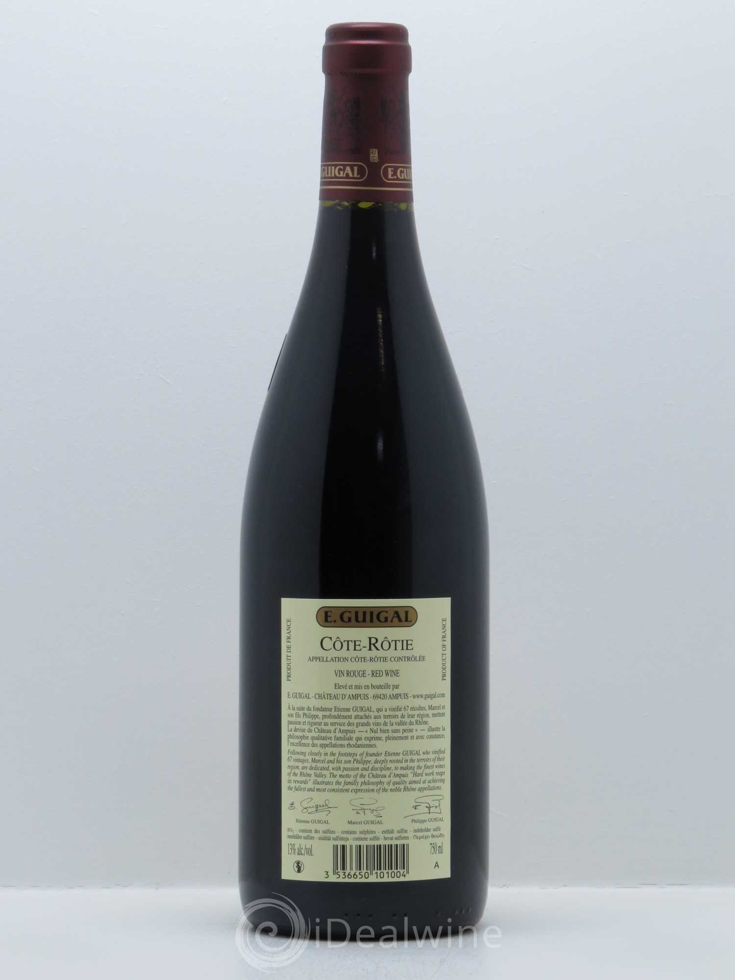 Côte-Rôtie Côtes Brune et Blonde Guigal 2013 - Lot de 1 bouteille - 1