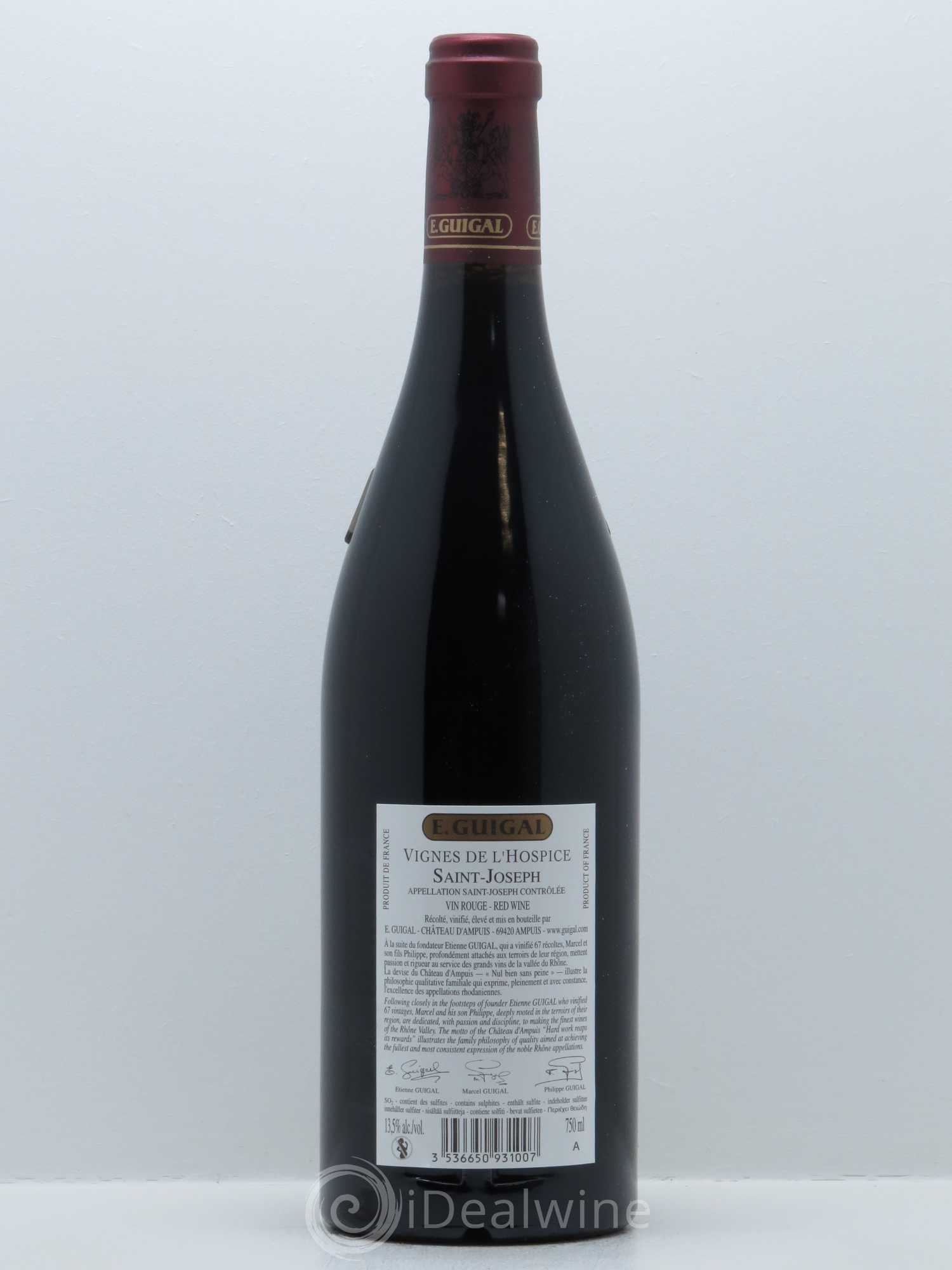 Saint-Joseph Vignes de l'Hospice Guigal 2014 - Lot de 1 bouteille - 1