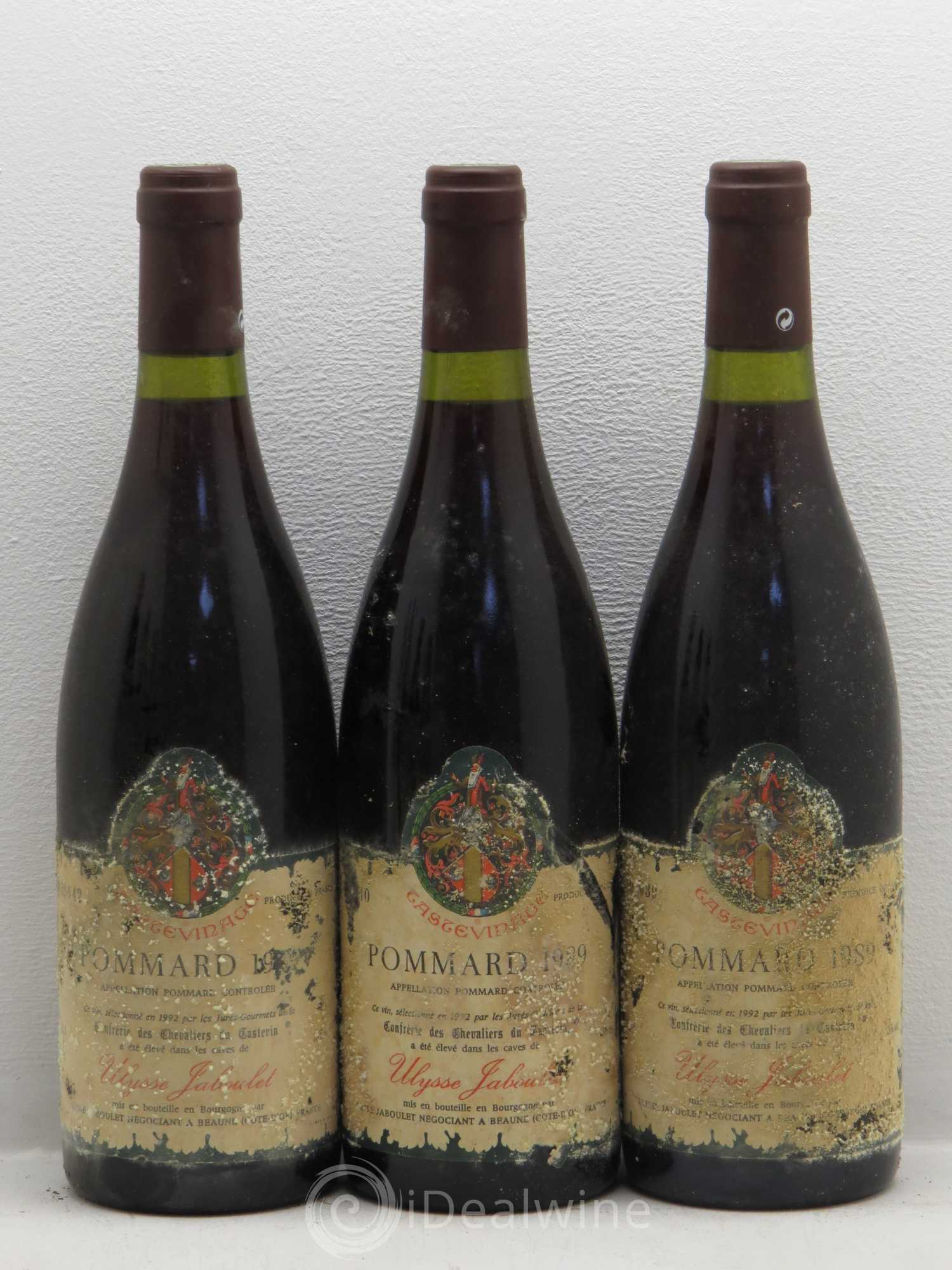 Pommard Tastevin U Jaboulet 1989 - Posten von 6 Flaschen - 1