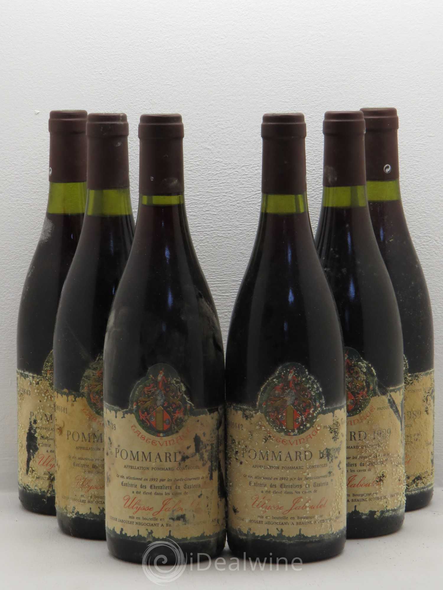 Pommard Tastevin U Jaboulet 1989 - Posten von 6 Flaschen - 0