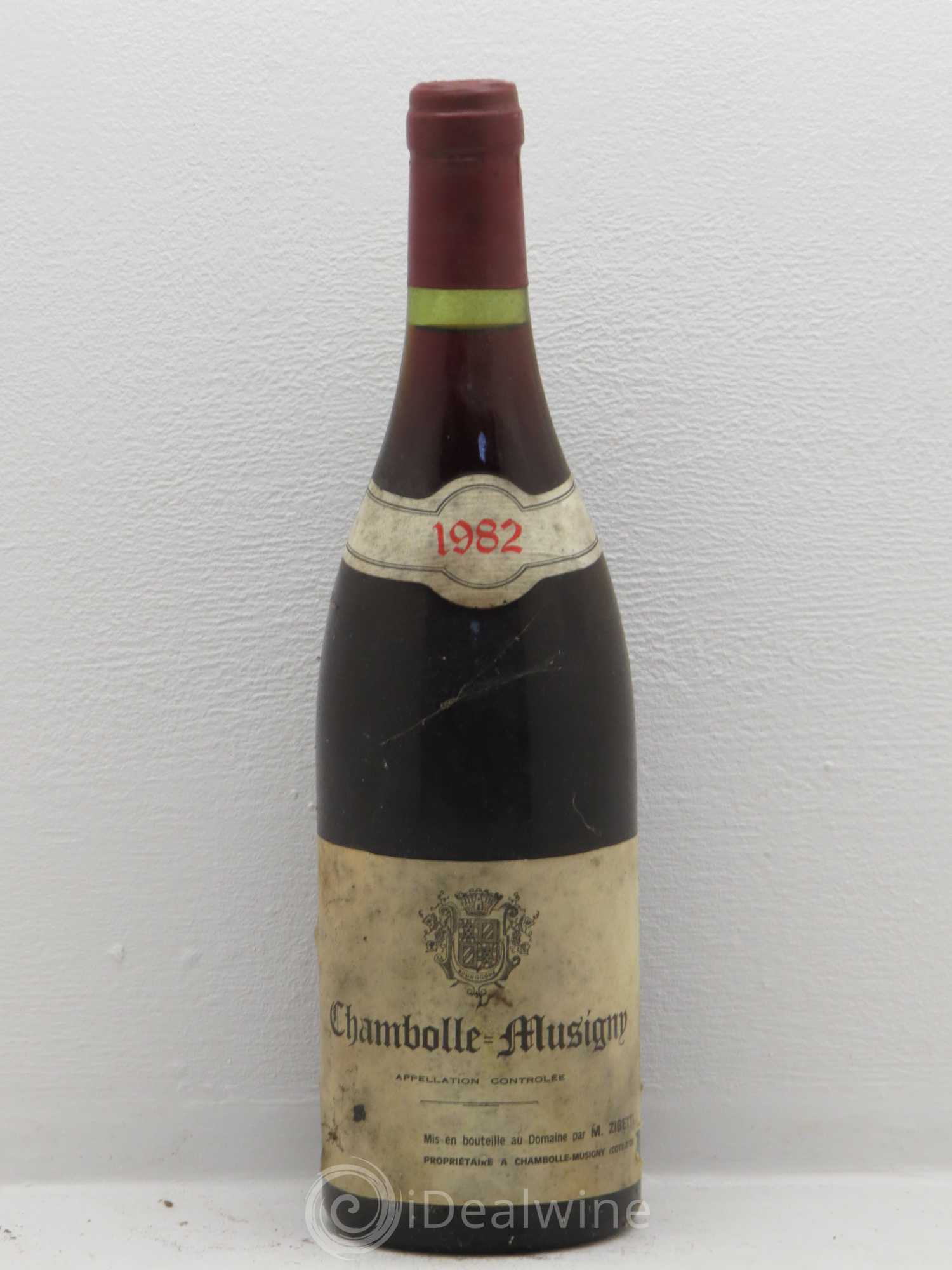 Chambolle-Musigny M Zibetti 1982 - Lot de 1 bouteille - 0