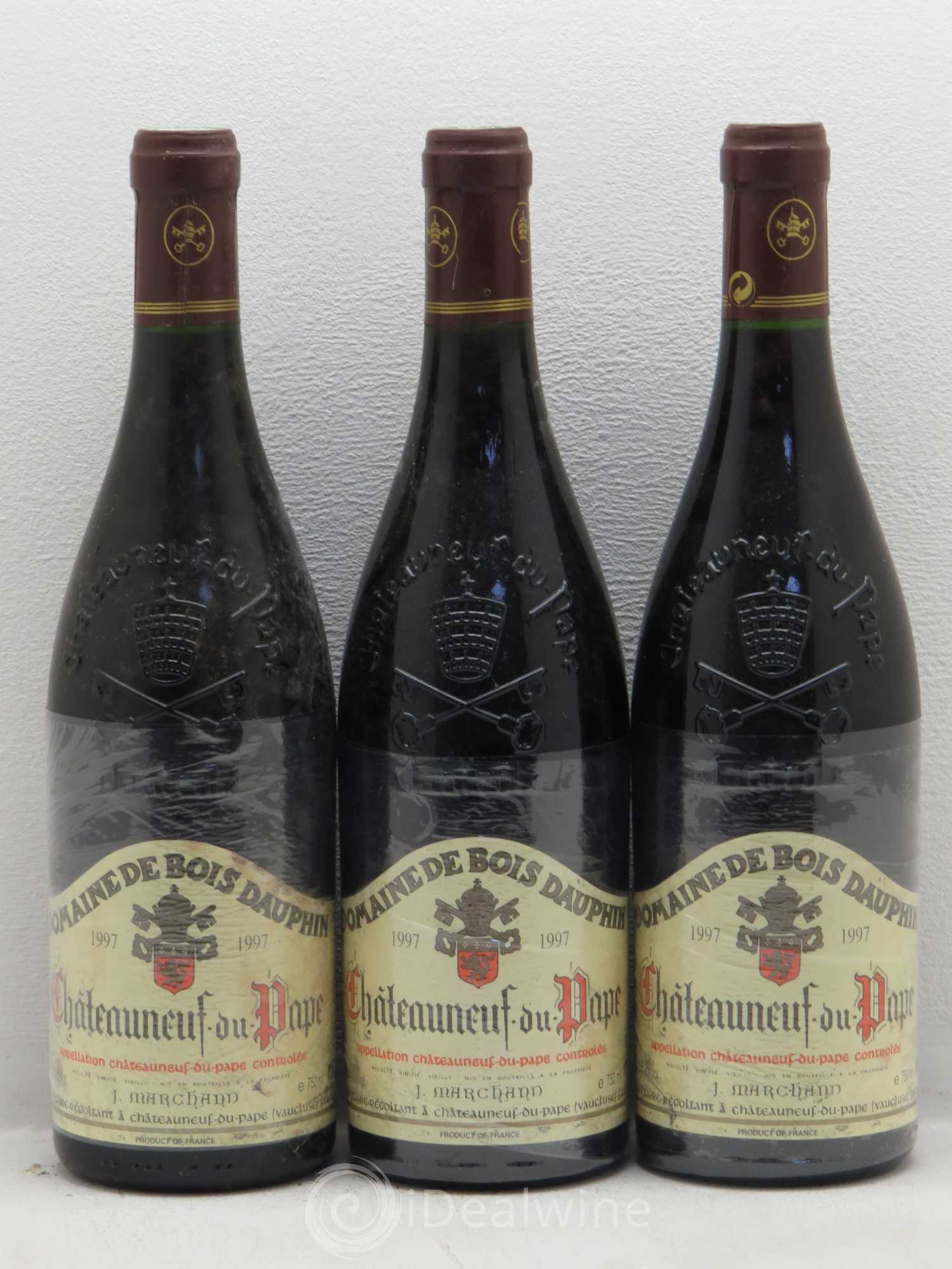 Châteauneuf-du-Pape Domaine Bois Dauphin 1997 - Posten von 6 Flaschen - 1