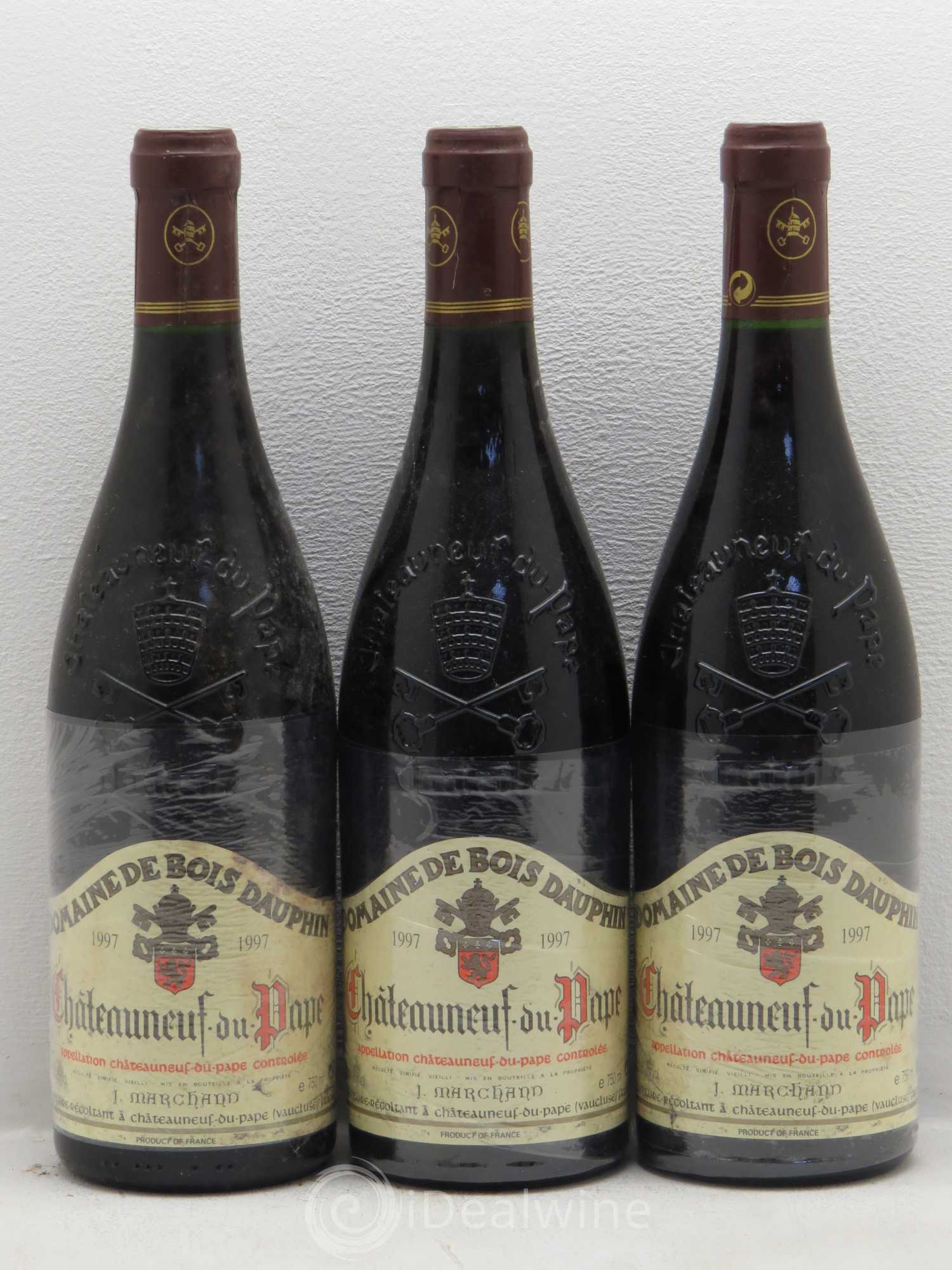 Châteauneuf-du-Pape Domaine Bois Dauphin 1997 - Posten von 6 Flaschen - 2