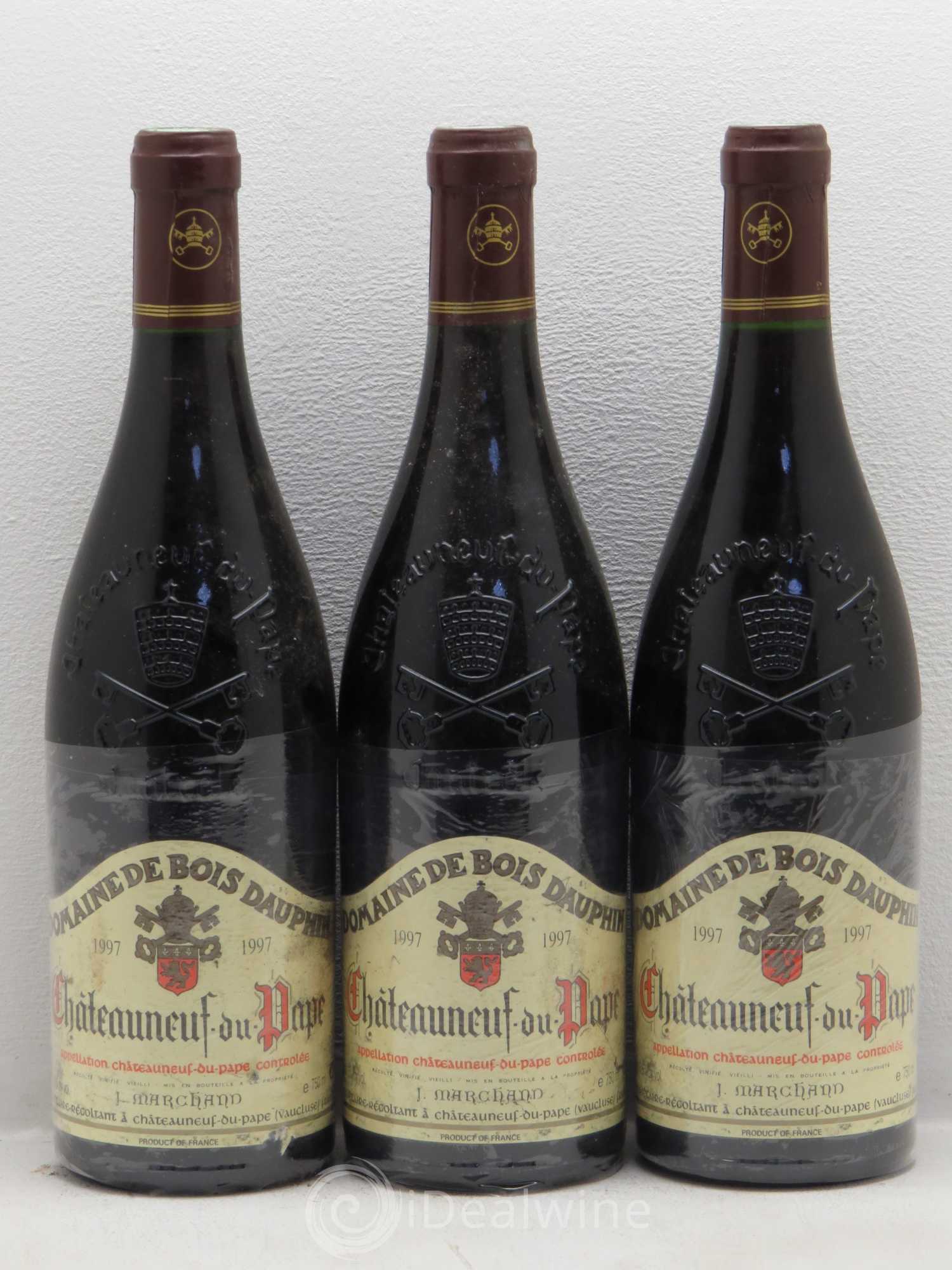 Châteauneuf-du-Pape Domaine Bois Dauphin 1997 - Posten von 3 Flaschen - 0
