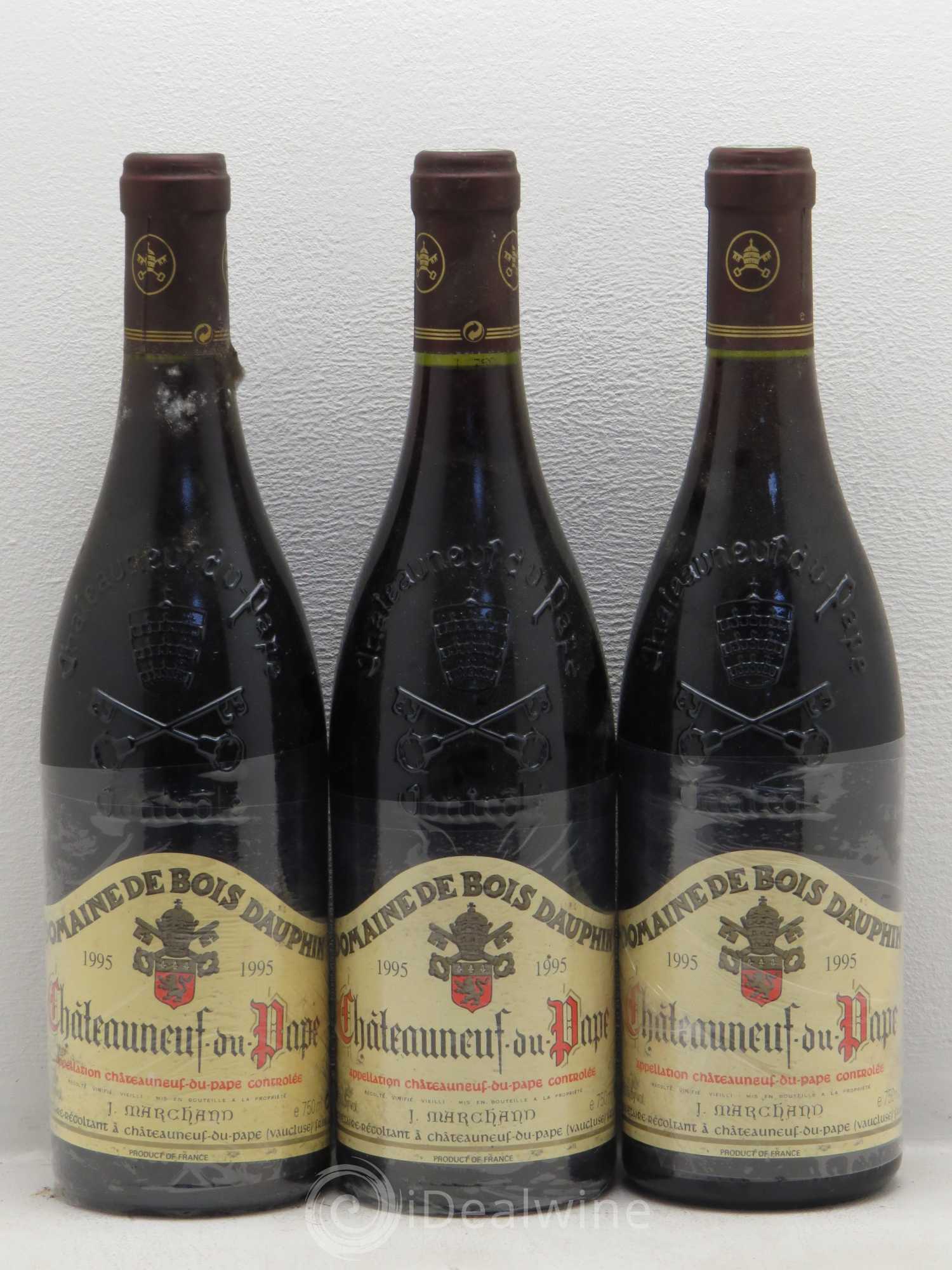 Châteauneuf-du-Pape Domaine Bois Dauphin 1995 - Posten von 6 Flaschen - 1