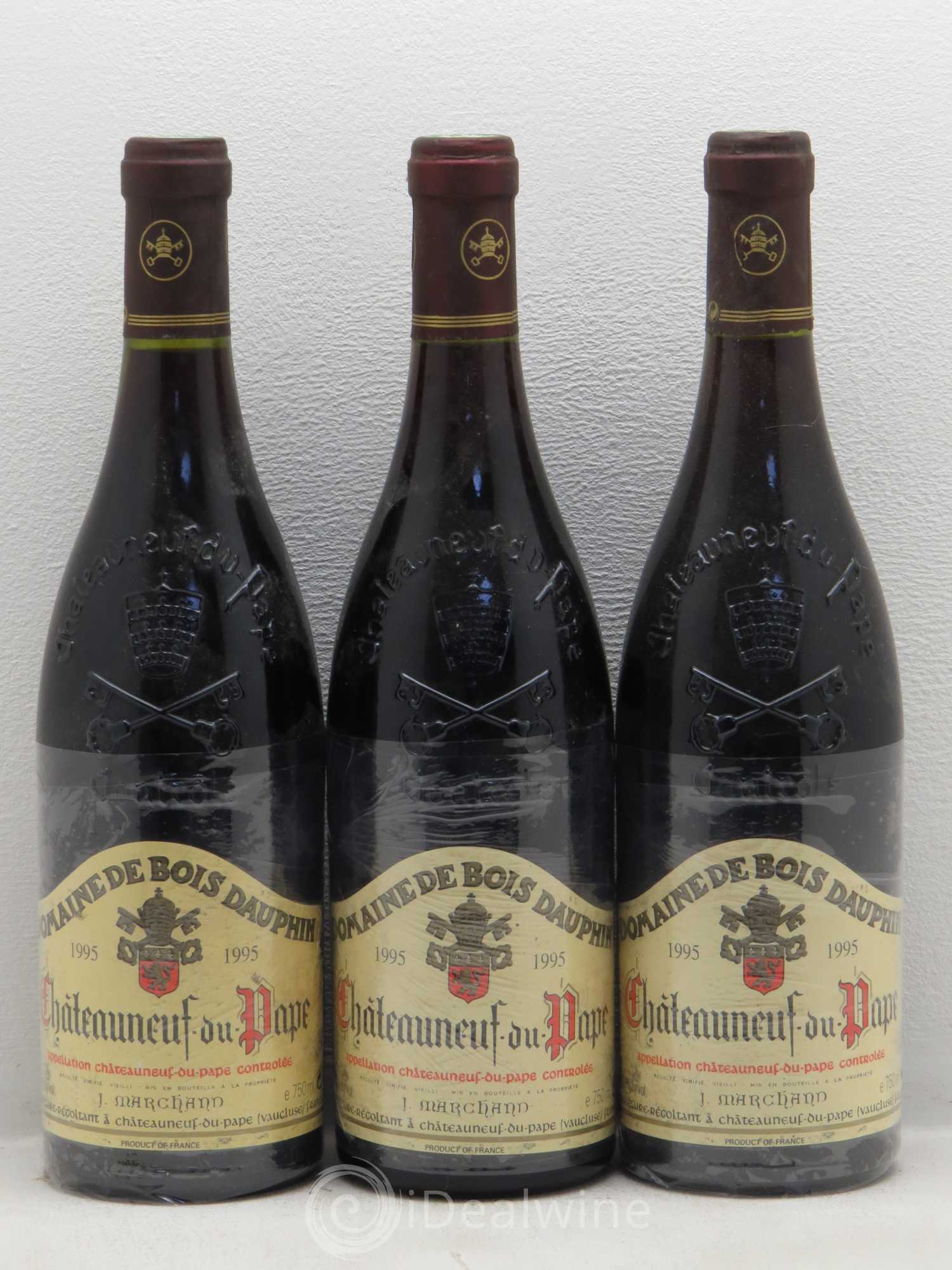 Châteauneuf-du-Pape Domaine Bois Dauphin 1995 - Posten von 6 Flaschen - 1
