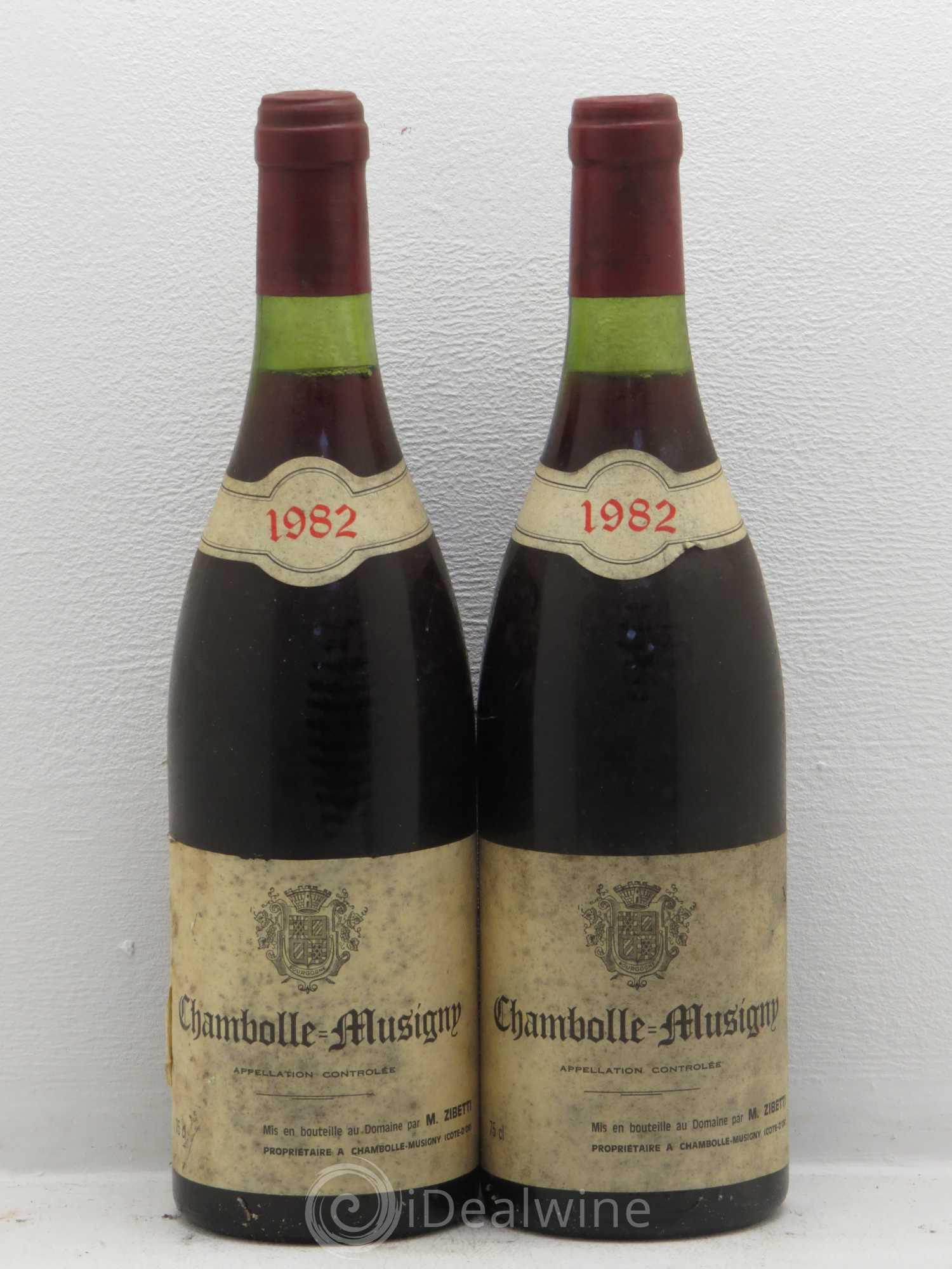 Chambolle-Musigny M Zibetti 1982 - Posten von 2 Flaschen - 0