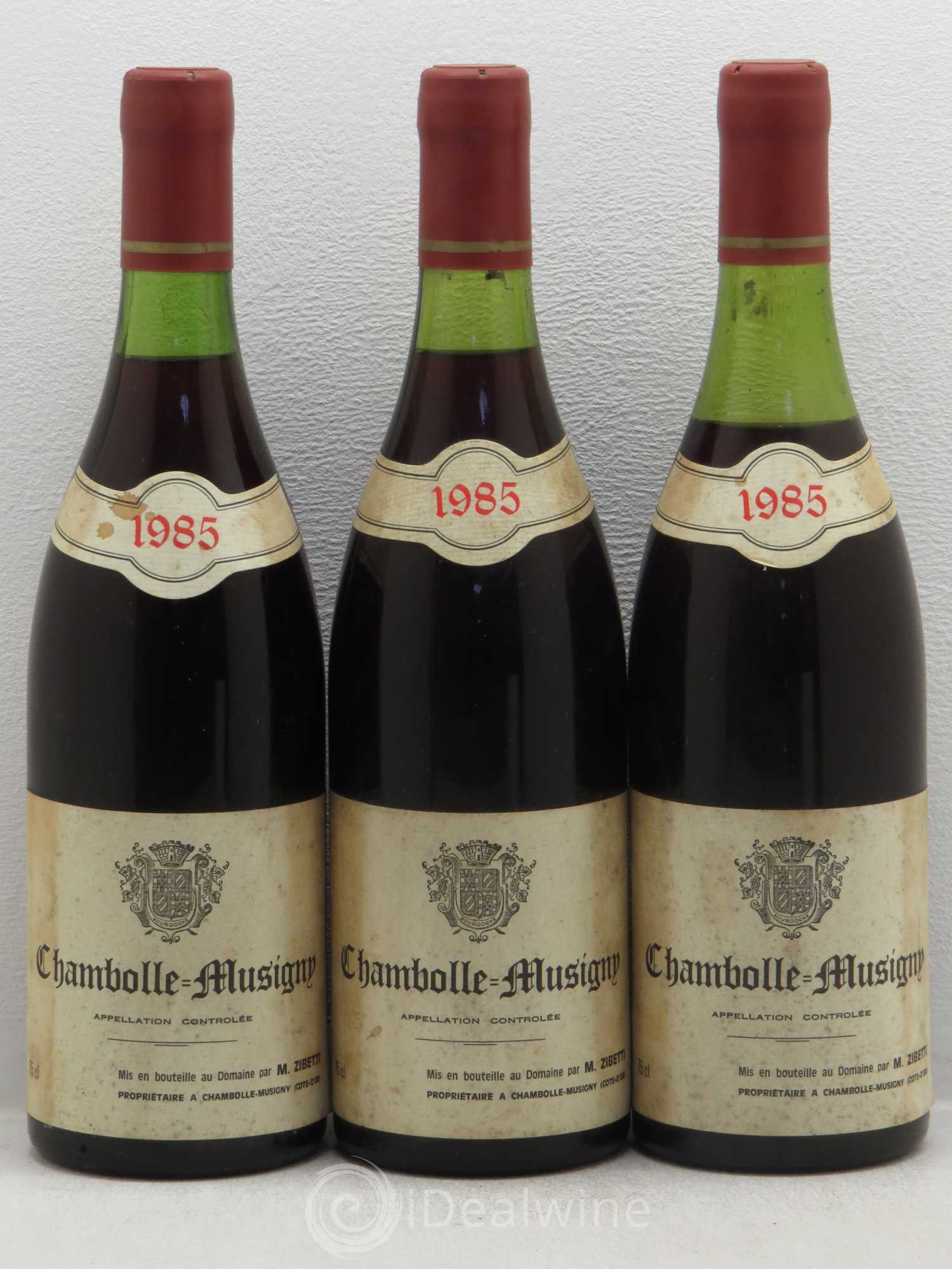 Chambolle-Musigny Zibetty 1985 - Lot de 6 bouteilles - 2