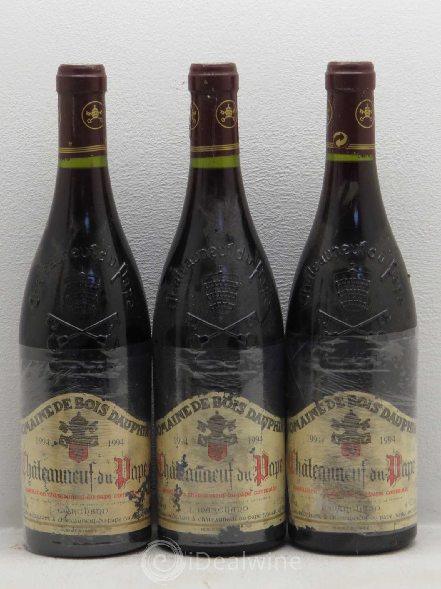 Châteauneuf-du-Pape Domaine Bois Dauphin 1994 - Posten von 5 Flaschen - 1