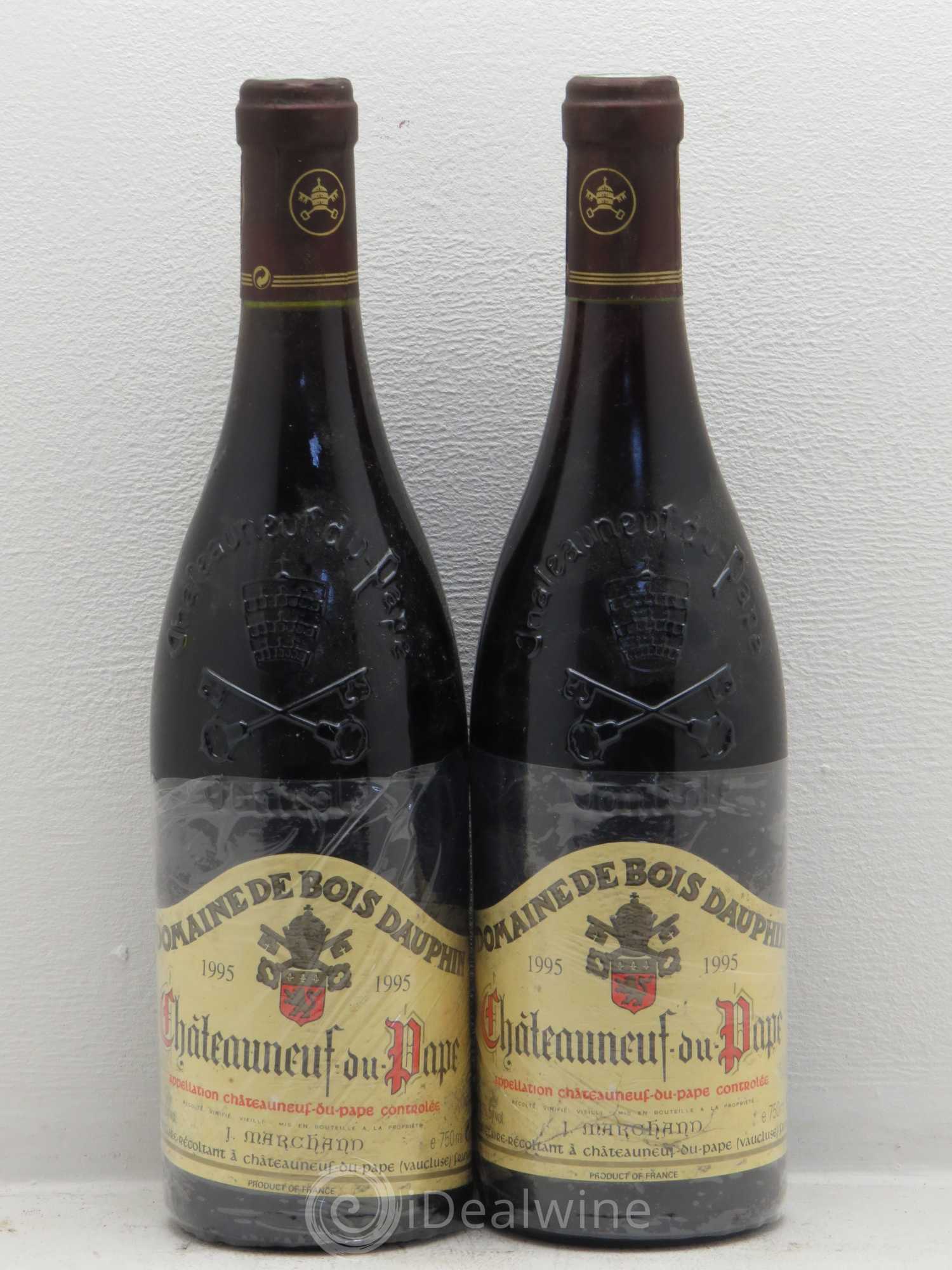 Châteauneuf-du-Pape Domaine Bois Dauphin 1995 - Posten von 2 Flaschen - 0