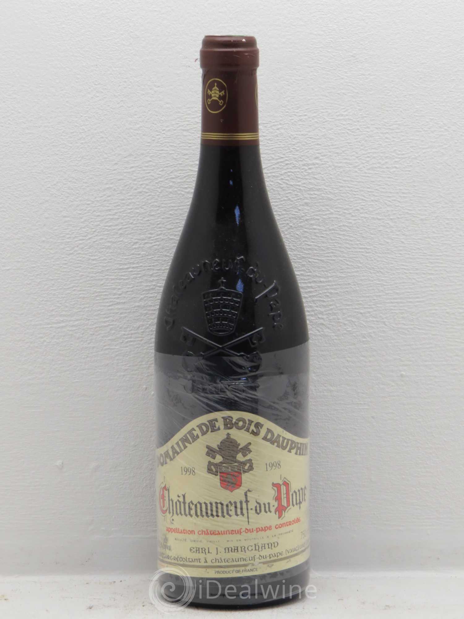 Châteauneuf-du-Pape Domaine Bois Dauphin 1998 - Posten von 1 Flasche - 0