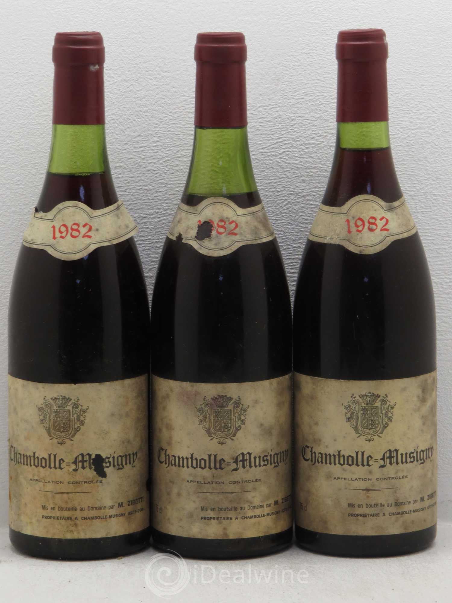 Chambolle-Musigny 1982 - Lot de 6 bouteilles - 2