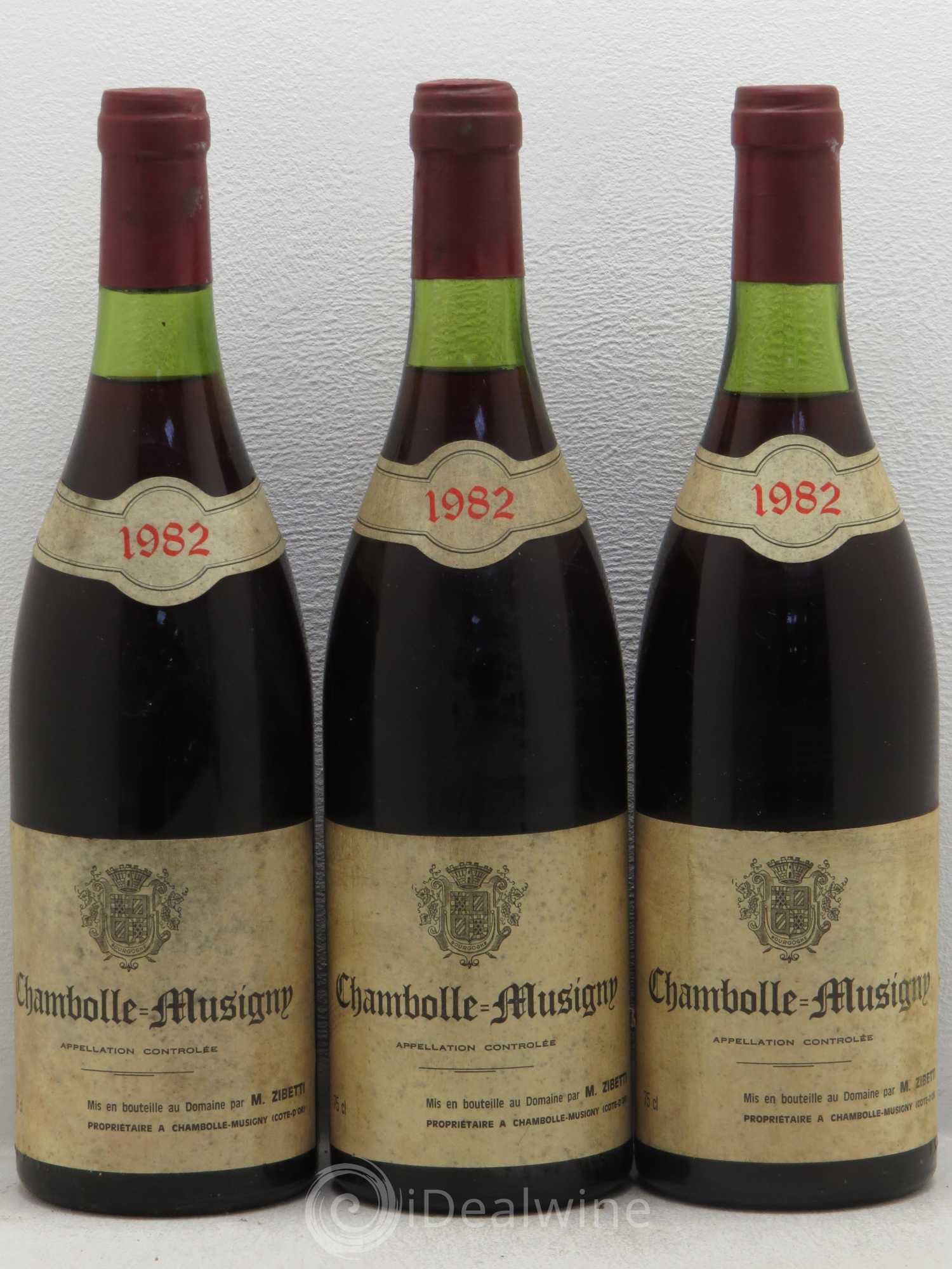 Chambolle-Musigny 1982 - Posten von 6 Flaschen - 2