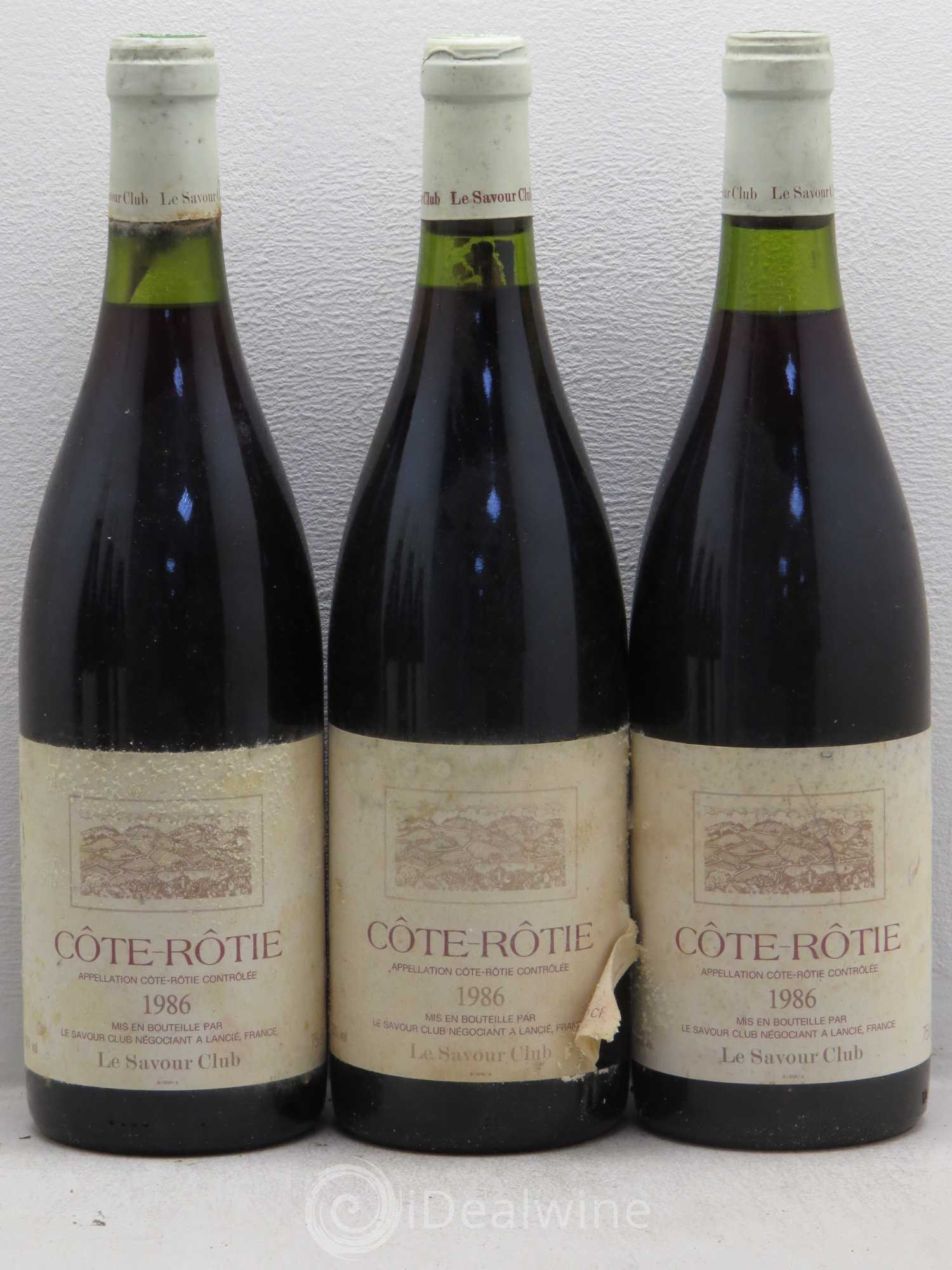 Côte-Rôtie Savour Club 1986 - Lot de 6 bouteilles - 1