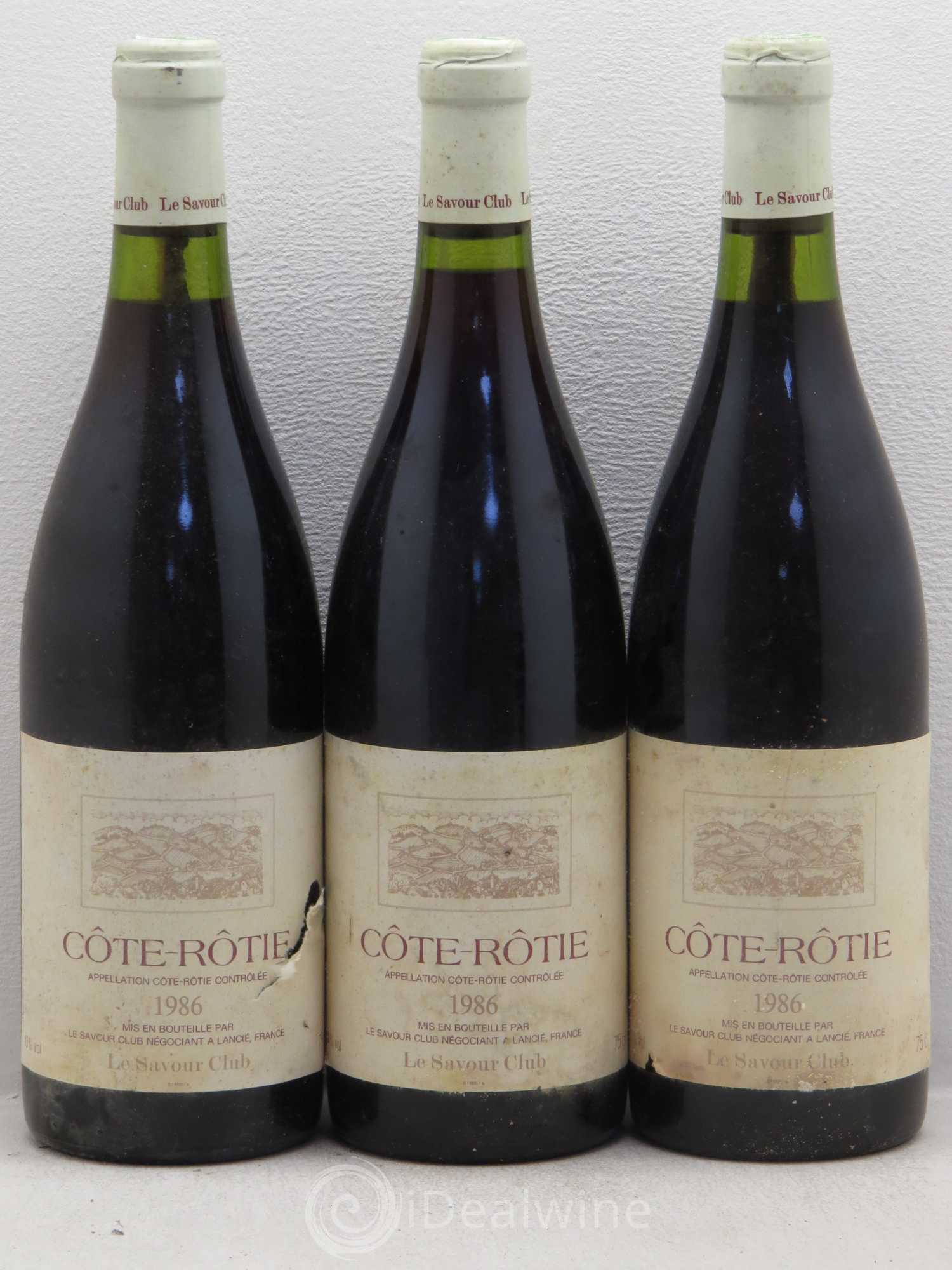 Côte-Rôtie Savour Club 1986 - Lot de 6 bouteilles - 2