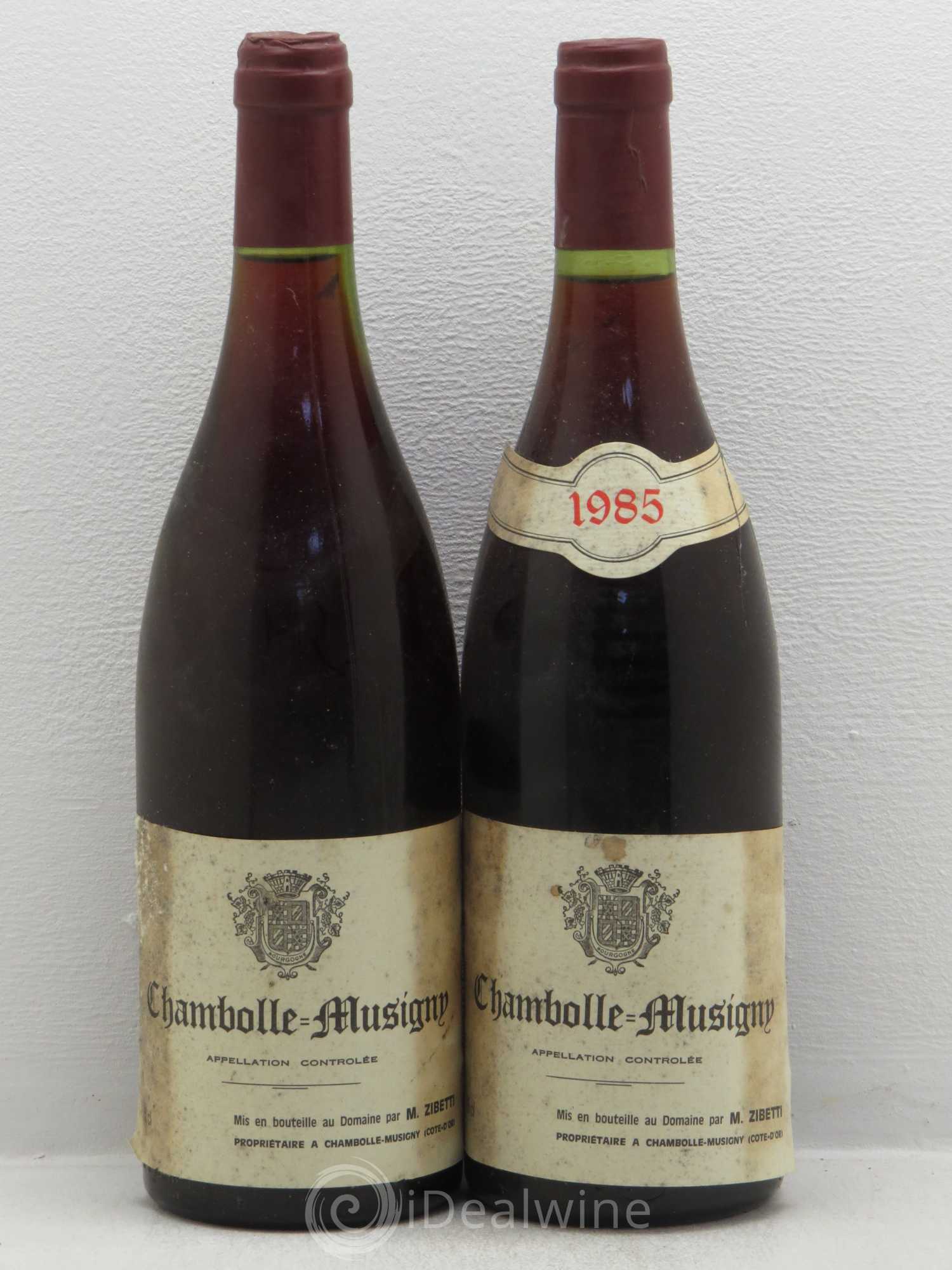 Chambolle-Musigny Zibetty 1985 - Posten von 2 Flaschen - 0