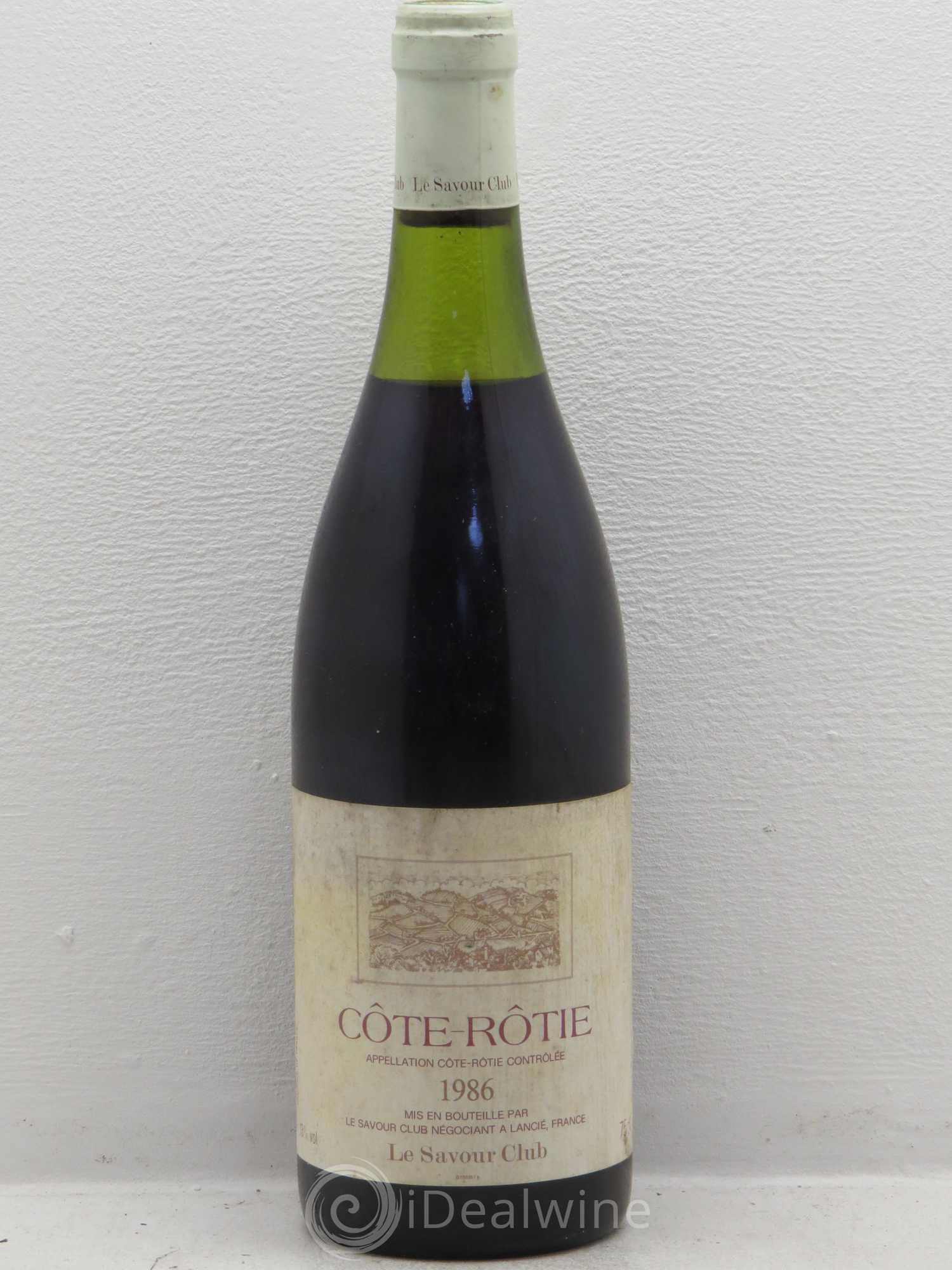 Côte-Rôtie Savour Club 1986 - Lot de 1 bouteille - 0