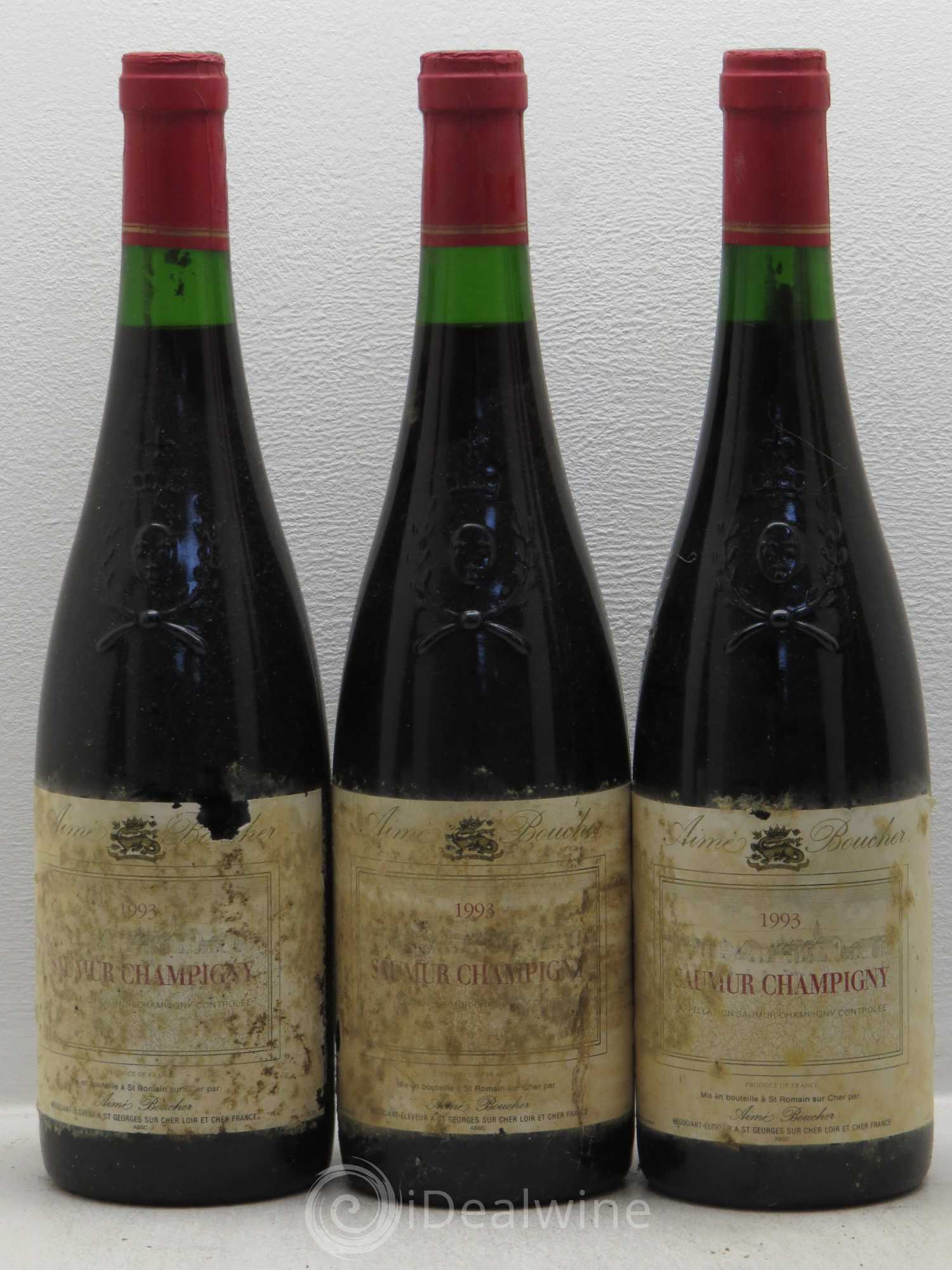 Saumur-Champigny Aime Boucher 1993 - Lot de 6 bouteilles - 1