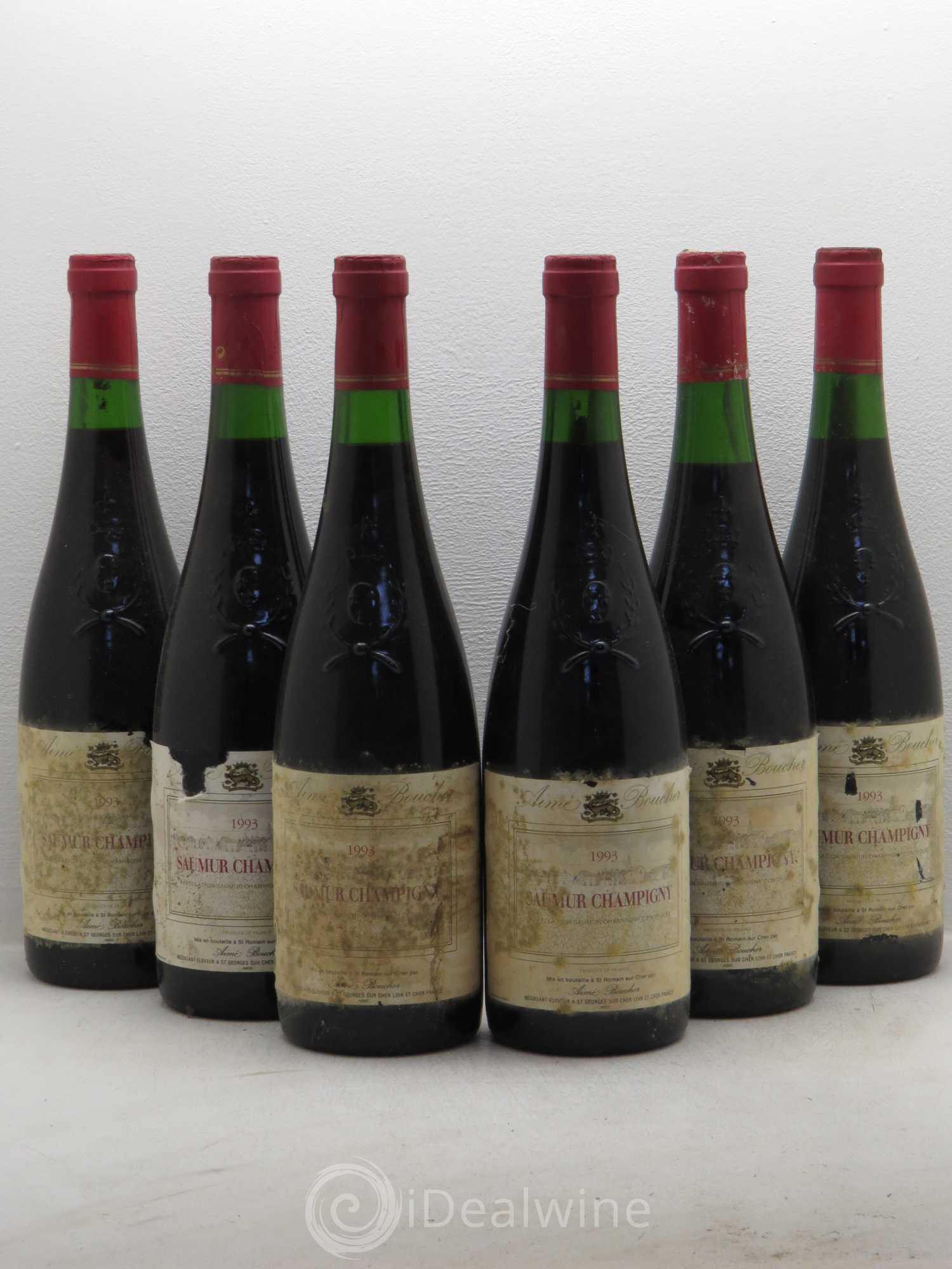 Saumur-Champigny Aime Boucher 1993 - Lot de 6 bouteilles - 0