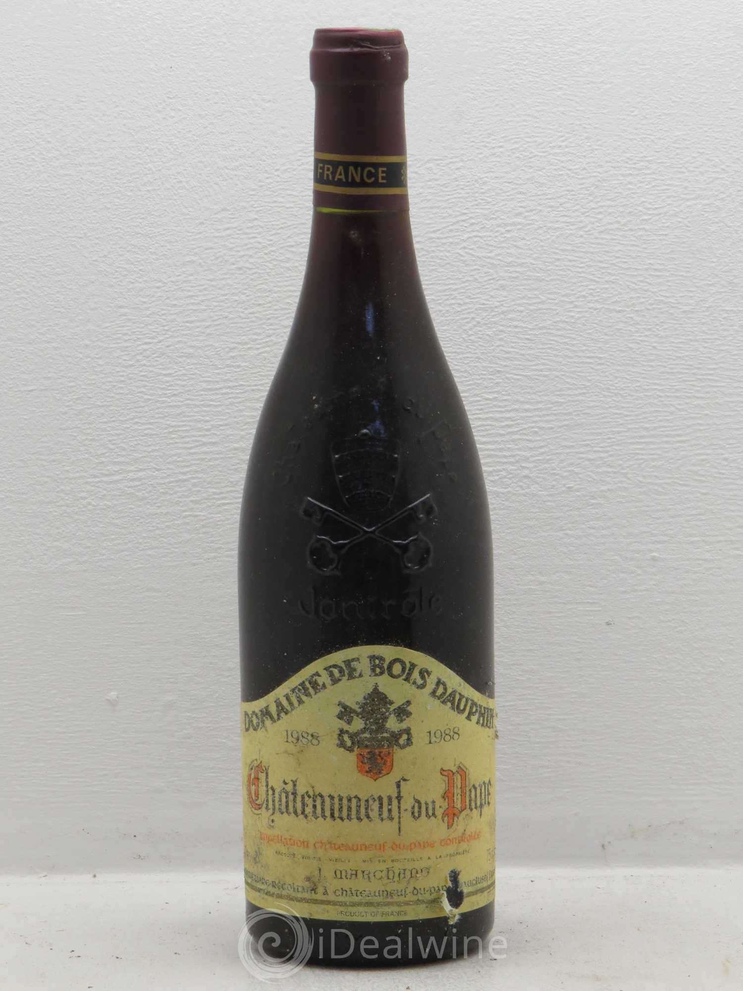 Châteauneuf-du-Pape Domaine Bois Dauphin 1988 - Posten von 1 Flasche - 0