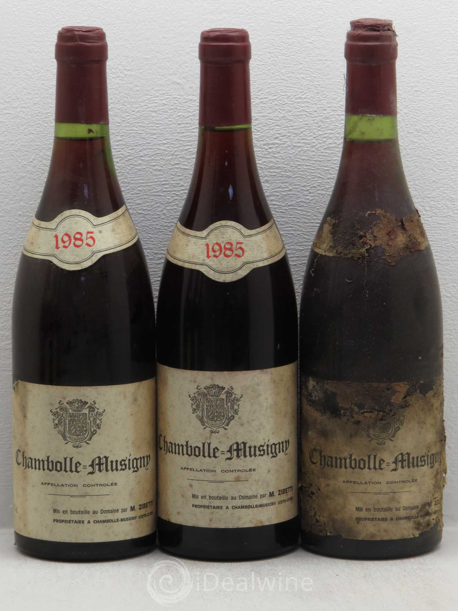 Chambolle-Musigny Zibetty 1985 - Lot de 6 bouteilles - 1