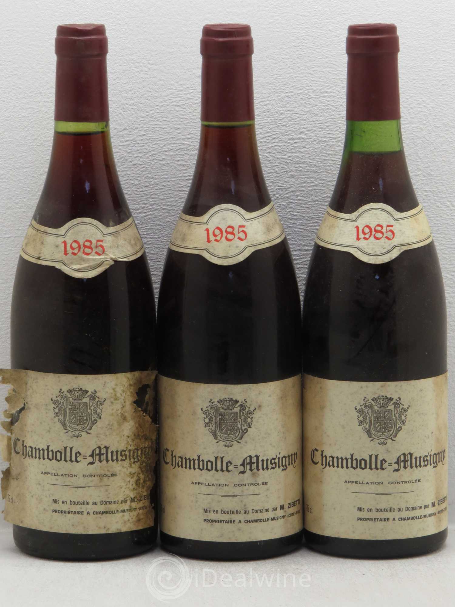 Chambolle-Musigny Zibetty 1985 - Lot de 6 bouteilles - 2