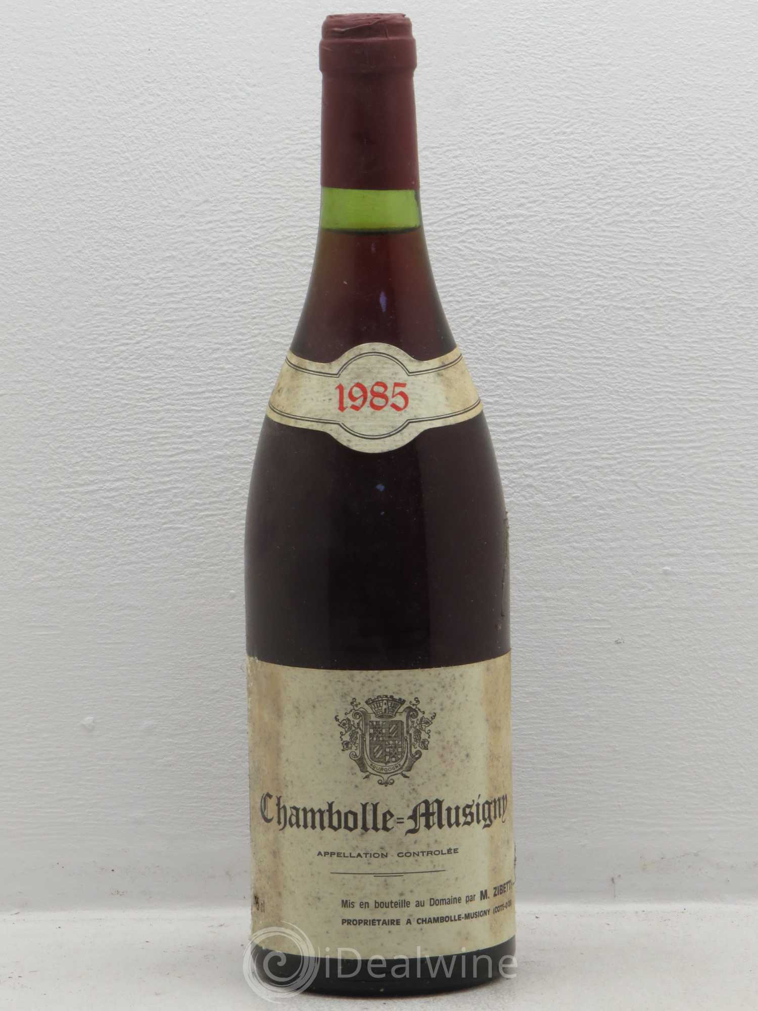 Chambolle-Musigny Zibetti 1985 - Posten von 1 Flasche - 0
