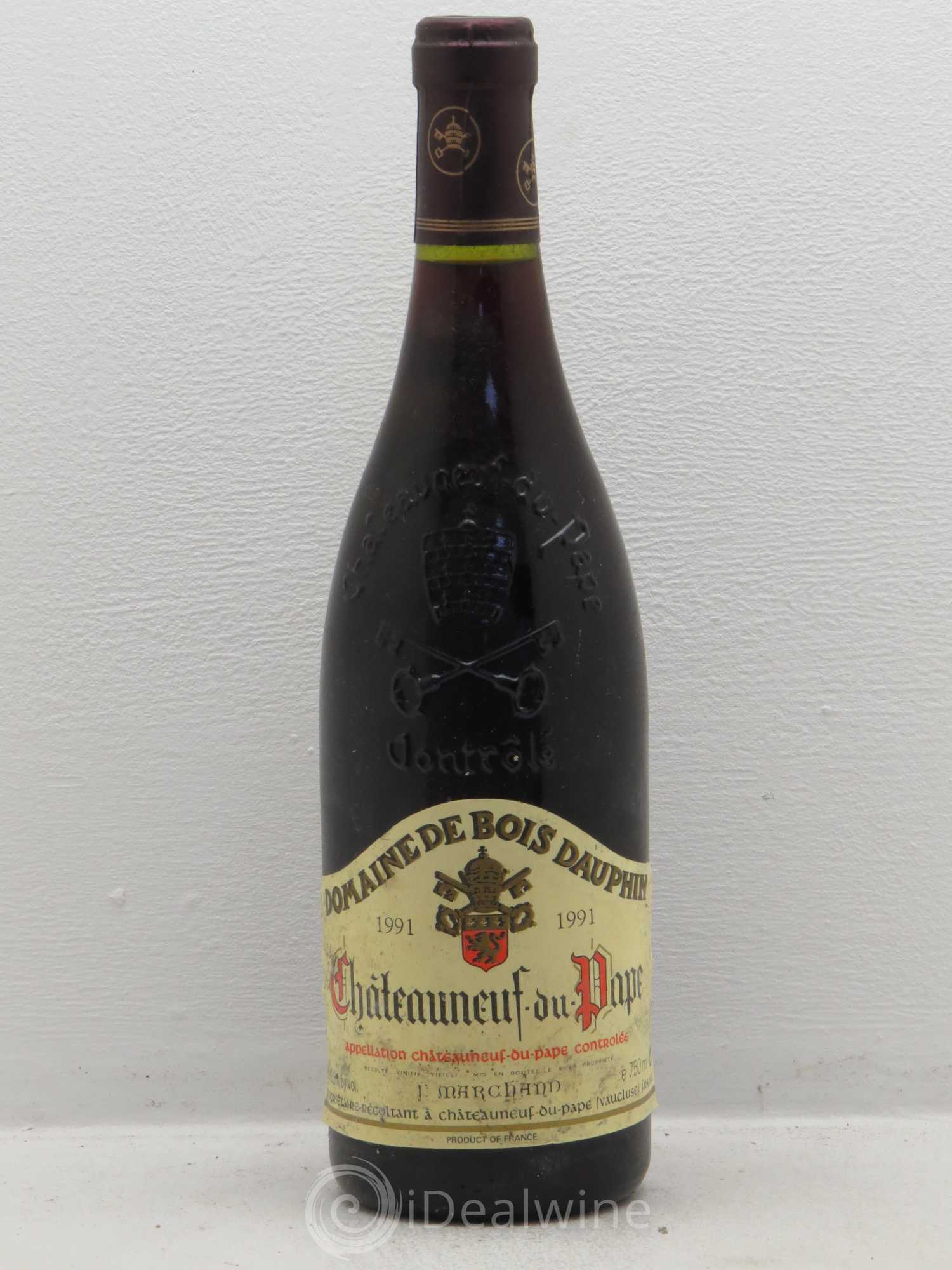 Châteauneuf-du-Pape Domaine Bois Dauphin 1991 - Posten von 1 Flasche - 0