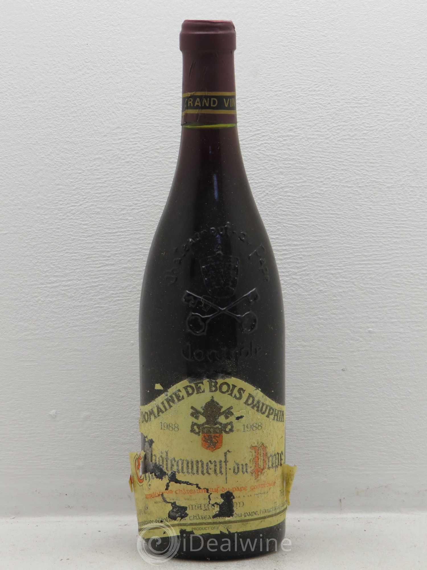 Châteauneuf-du-Pape Domaine Bois Dauphin 1988 - Posten von 1 Flasche - 0