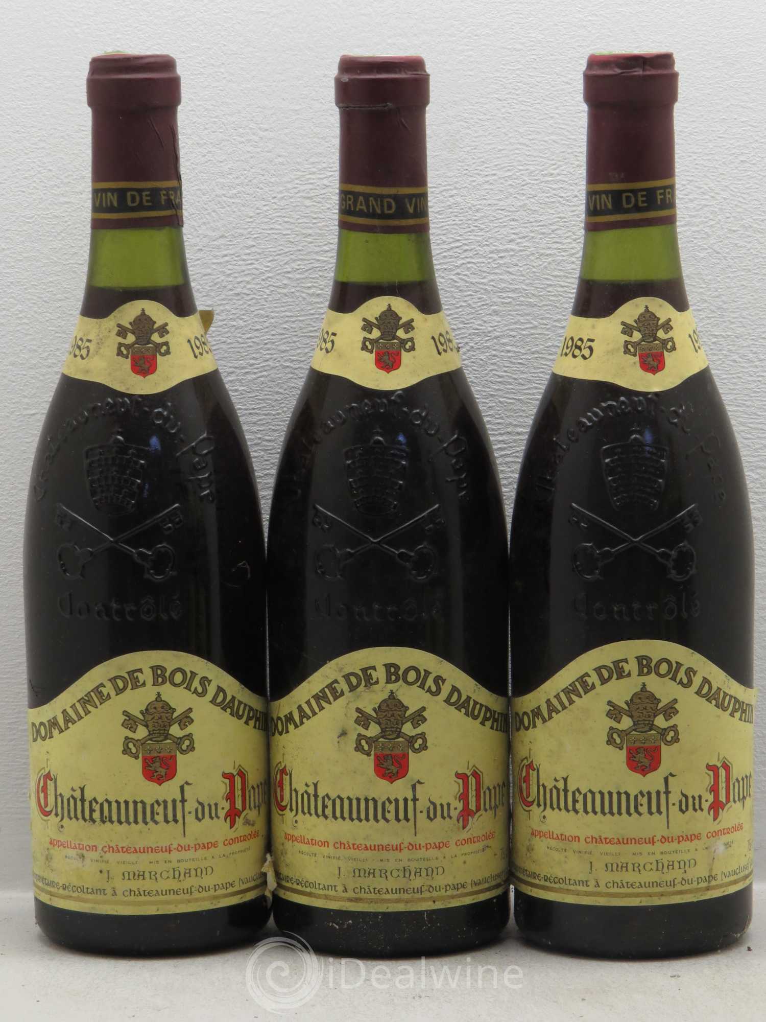 Châteauneuf-du-Pape Domaine Bois Dauphin 1985 - Posten von 6 Flaschen - 1