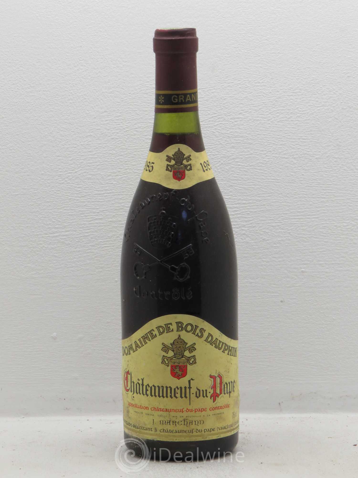 Châteauneuf-du-Pape Domaine Bois Dauphin 1985 - Posten von 1 Flasche - 0