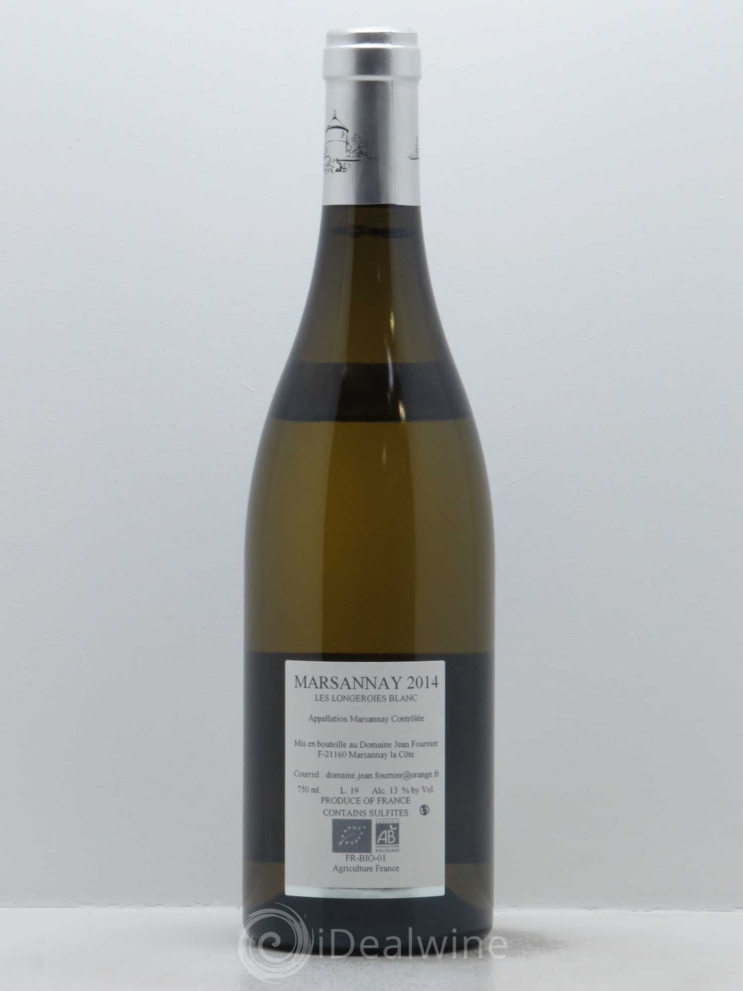 Marsannay Les Longeroies Jean Fournier (Domaine) 2014 - Lot de 1 bouteille - 1