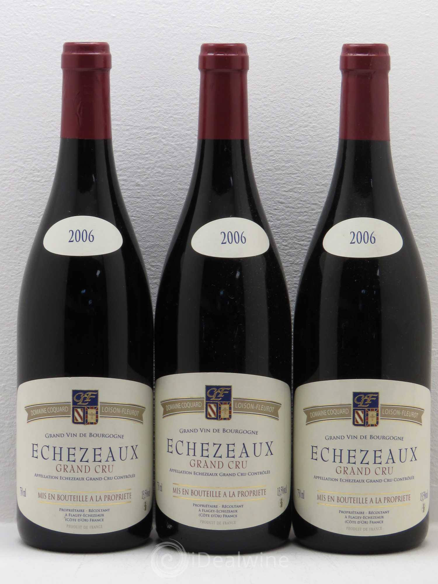 Echezeaux Grand Cru Coquard Loison 2006 - Lot de 3 bouteilles - 0