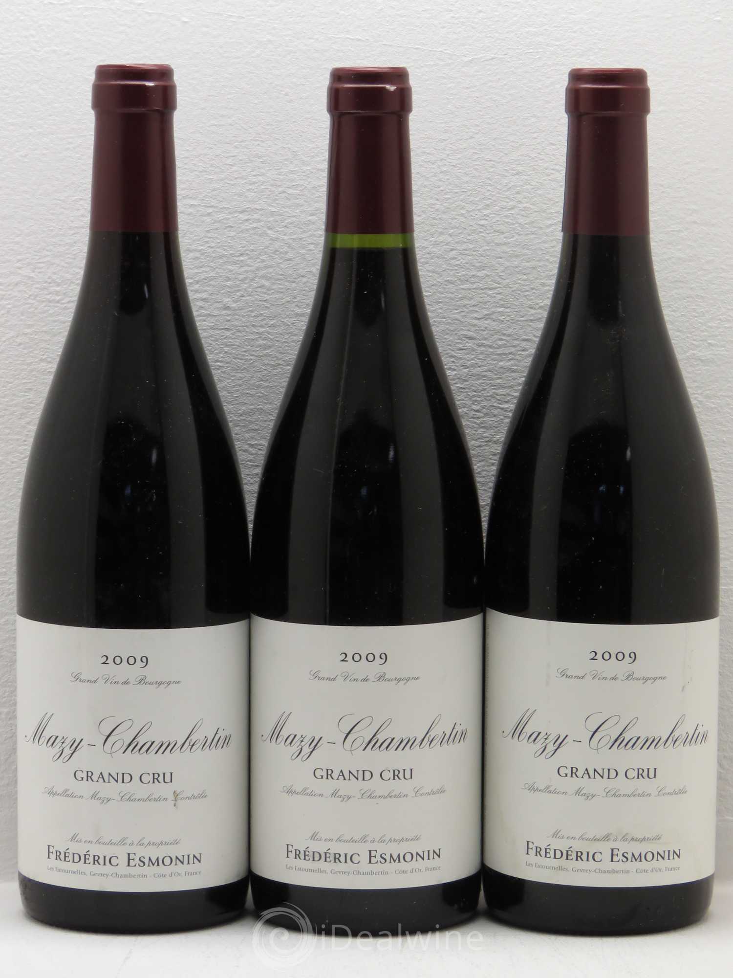 Mazis-Chambertin Grand Cru Frederic Esmonin 2009 - Lot de 3 bouteilles - 0