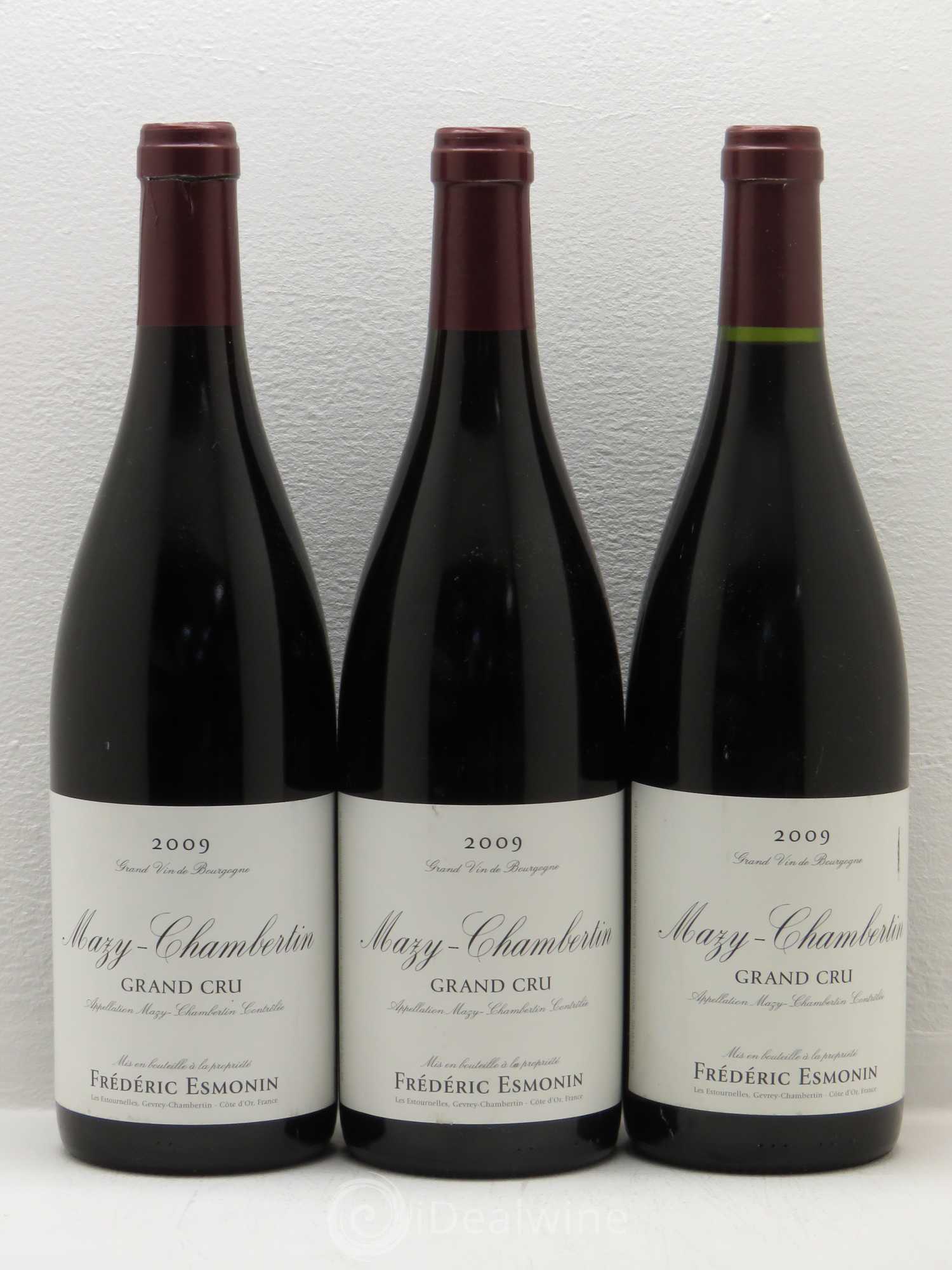 Mazis-Chambertin Grand Cru Frederic Esmonin 2009 - Lot de 3 bouteilles - 0