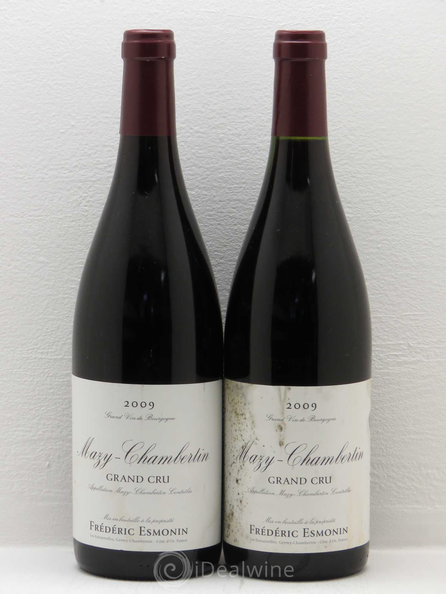 Mazis-Chambertin Grand Cru Frederic Esmonin 2009 - Lot de 2 bouteilles - 0