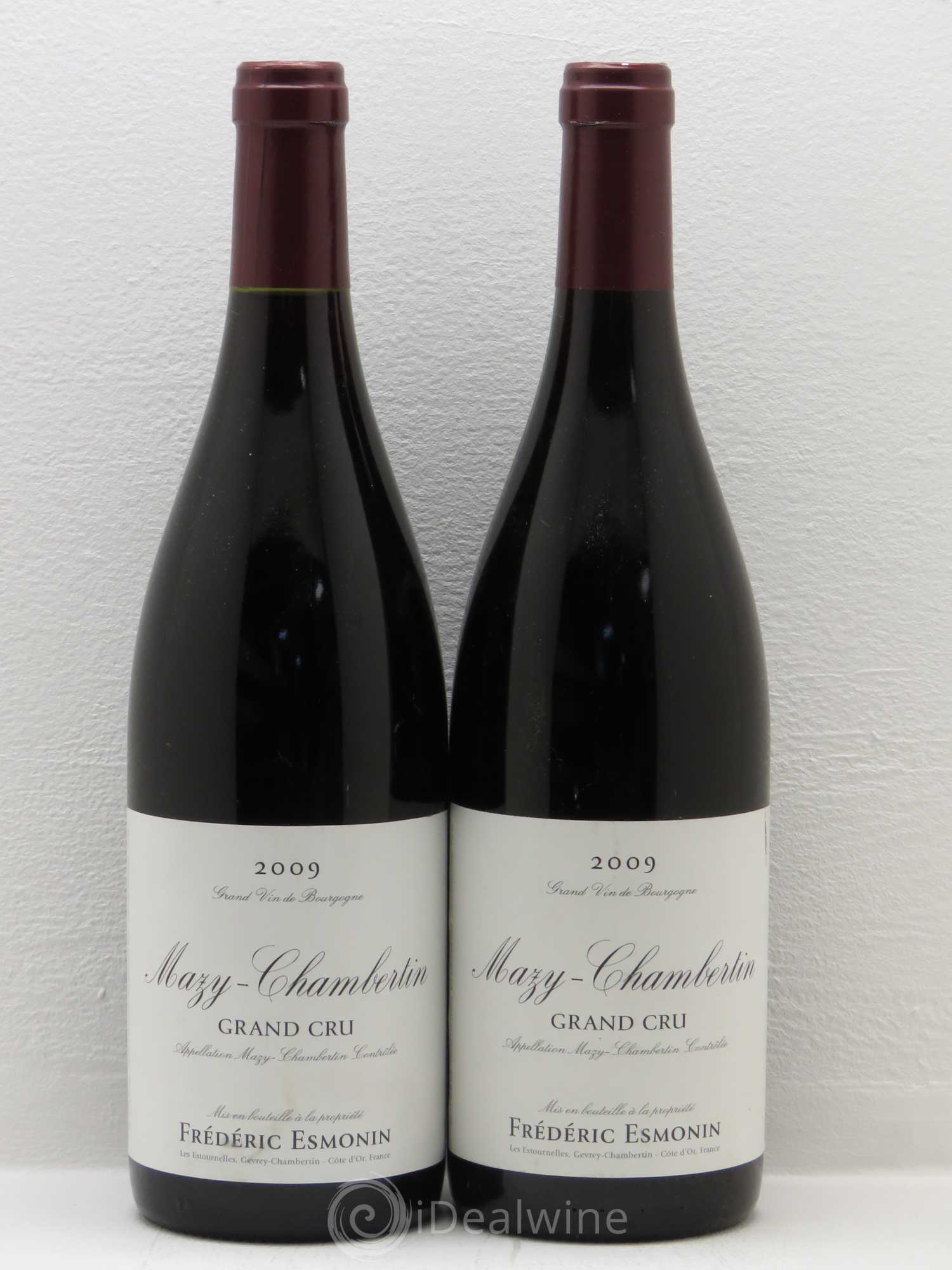 Mazis-Chambertin Grand Cru Frederic Esmonin 2009 - Lot de 2 bouteilles - 0